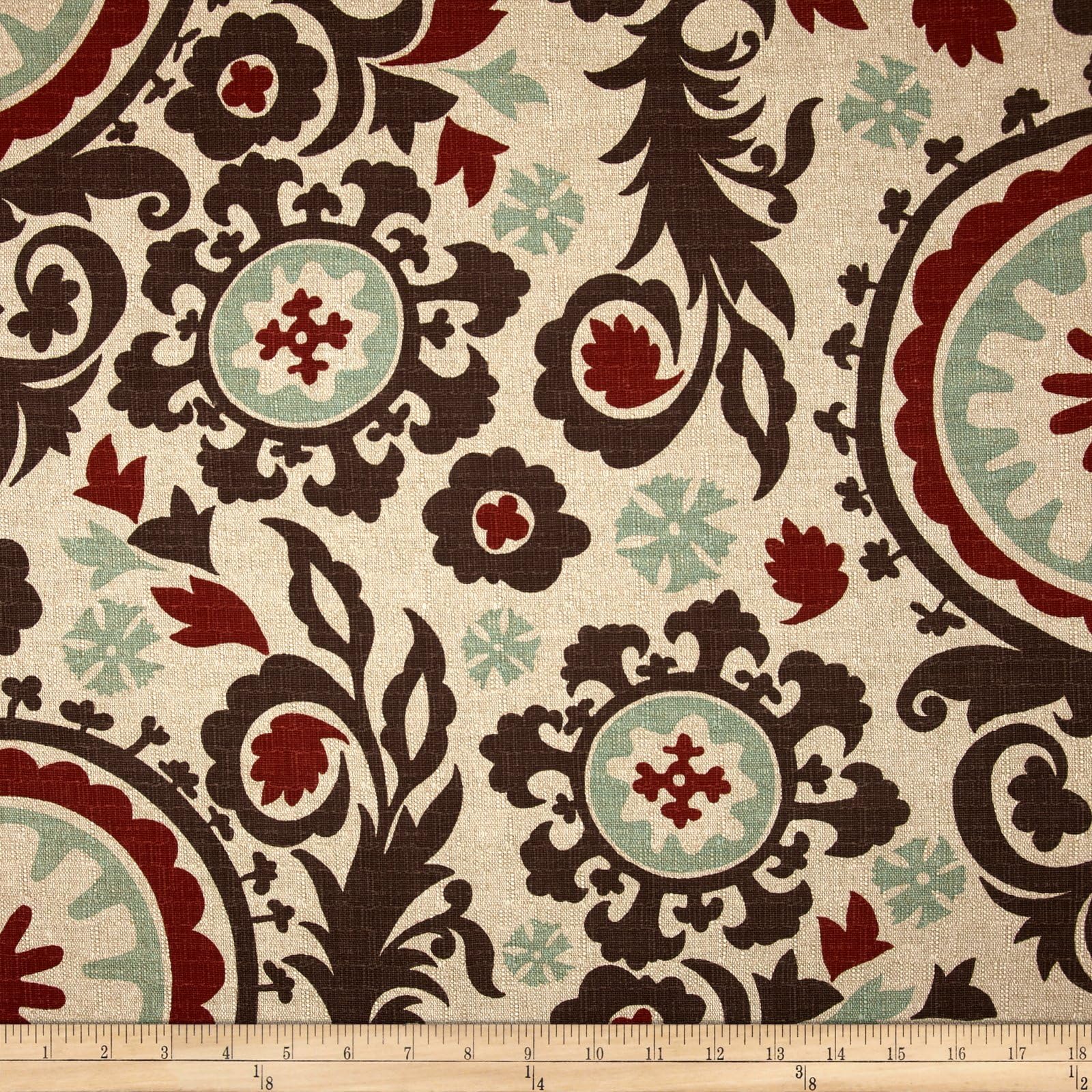 Premier Prints Suzani Blend Denton Nile Fabric