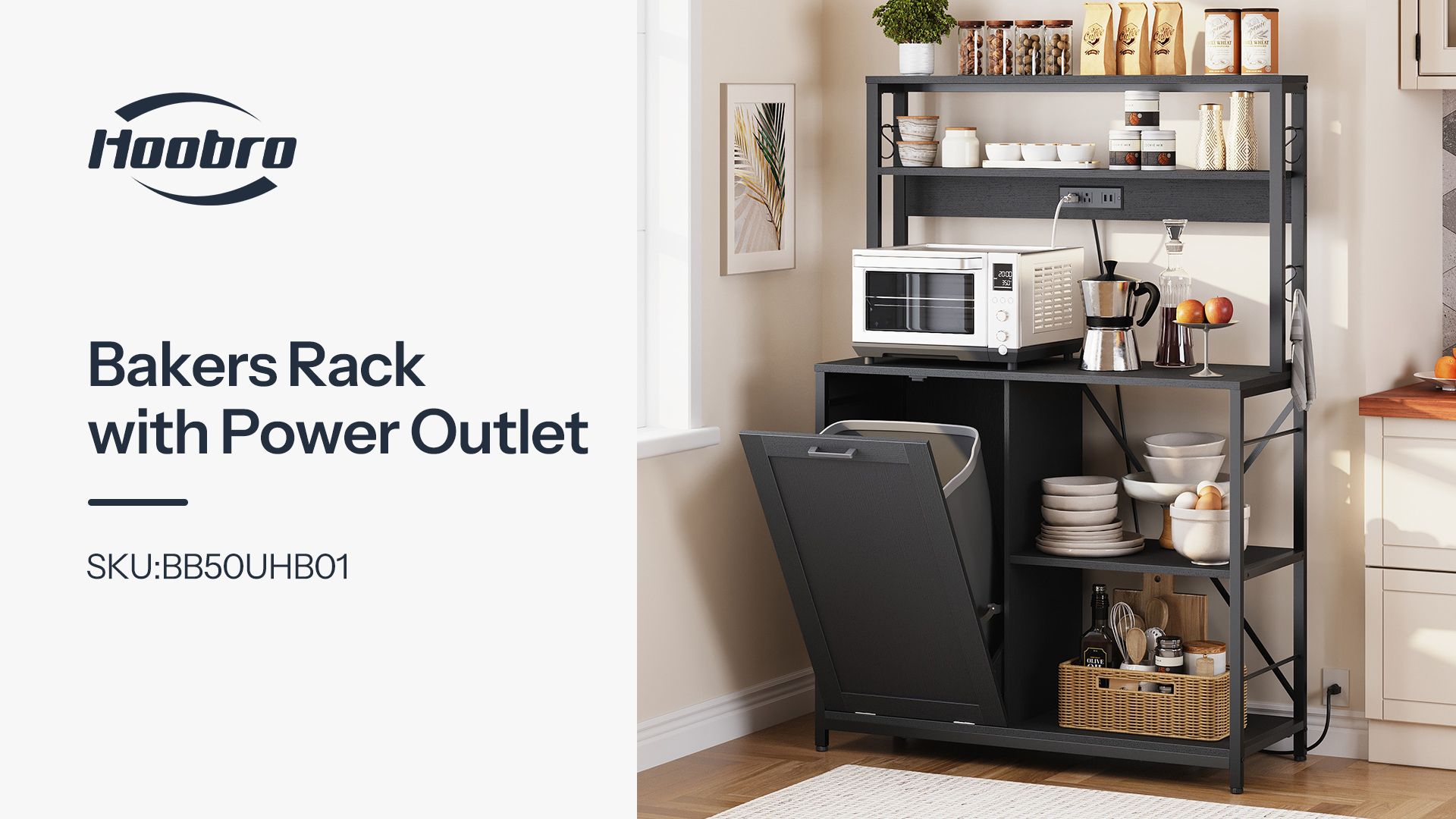 Magnetron Stand, Toaster Rack, Multifunctionele Magnetron Organiseren Tafel Spice Organization Rack For Kitchen Bathroom Storage (Kleur: Wit, Maat: 50x40x37CM