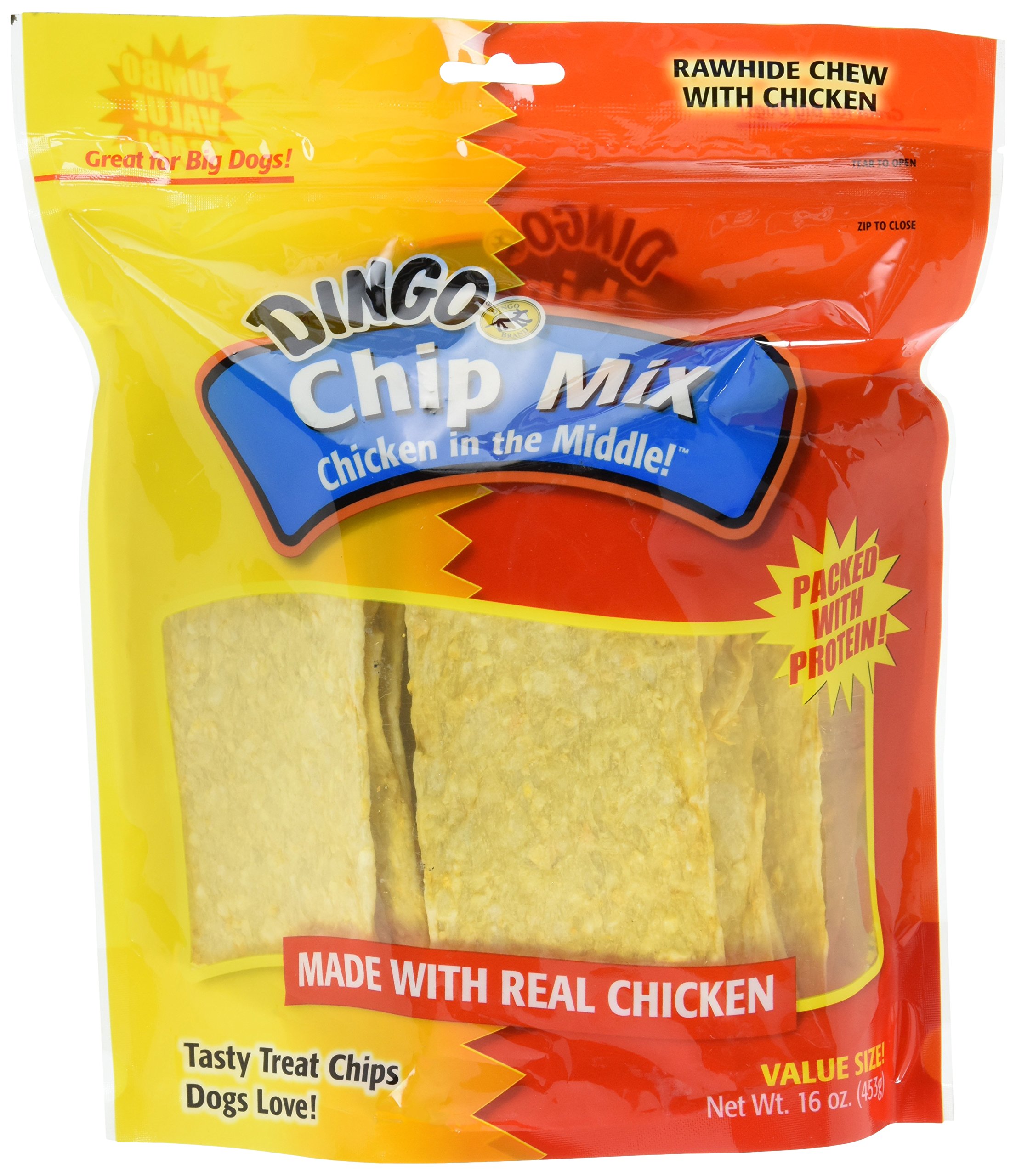 Amazon.com : Dingo Chip Mix Snack For All Dogs, Chicken, 16