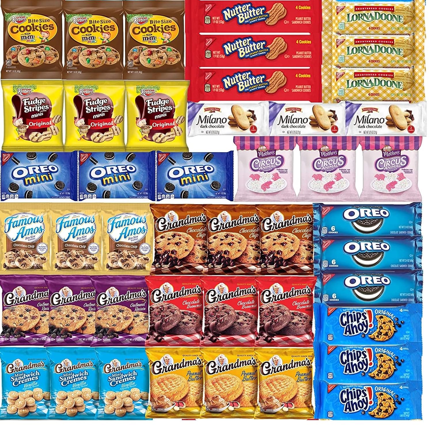 Cookie variety pack 48 count
