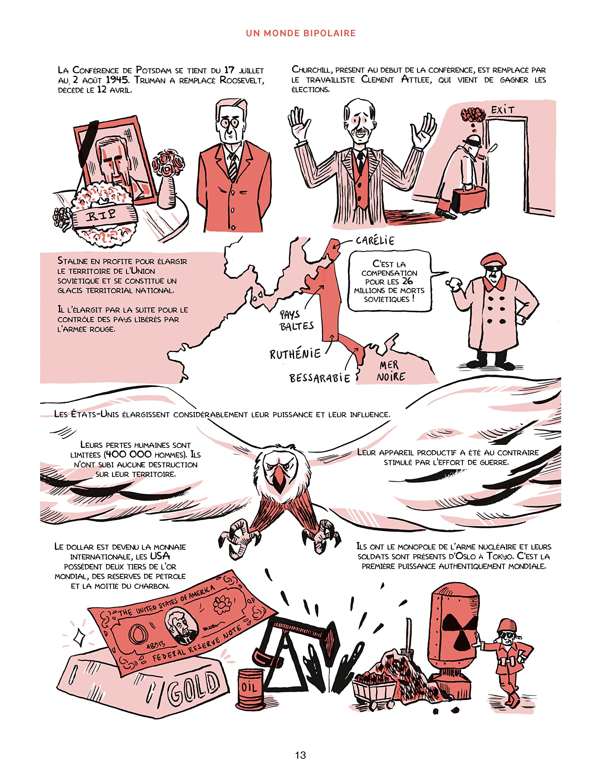 Géostratégix: La géopolitique mondiale de 1945 à nos jours en BD