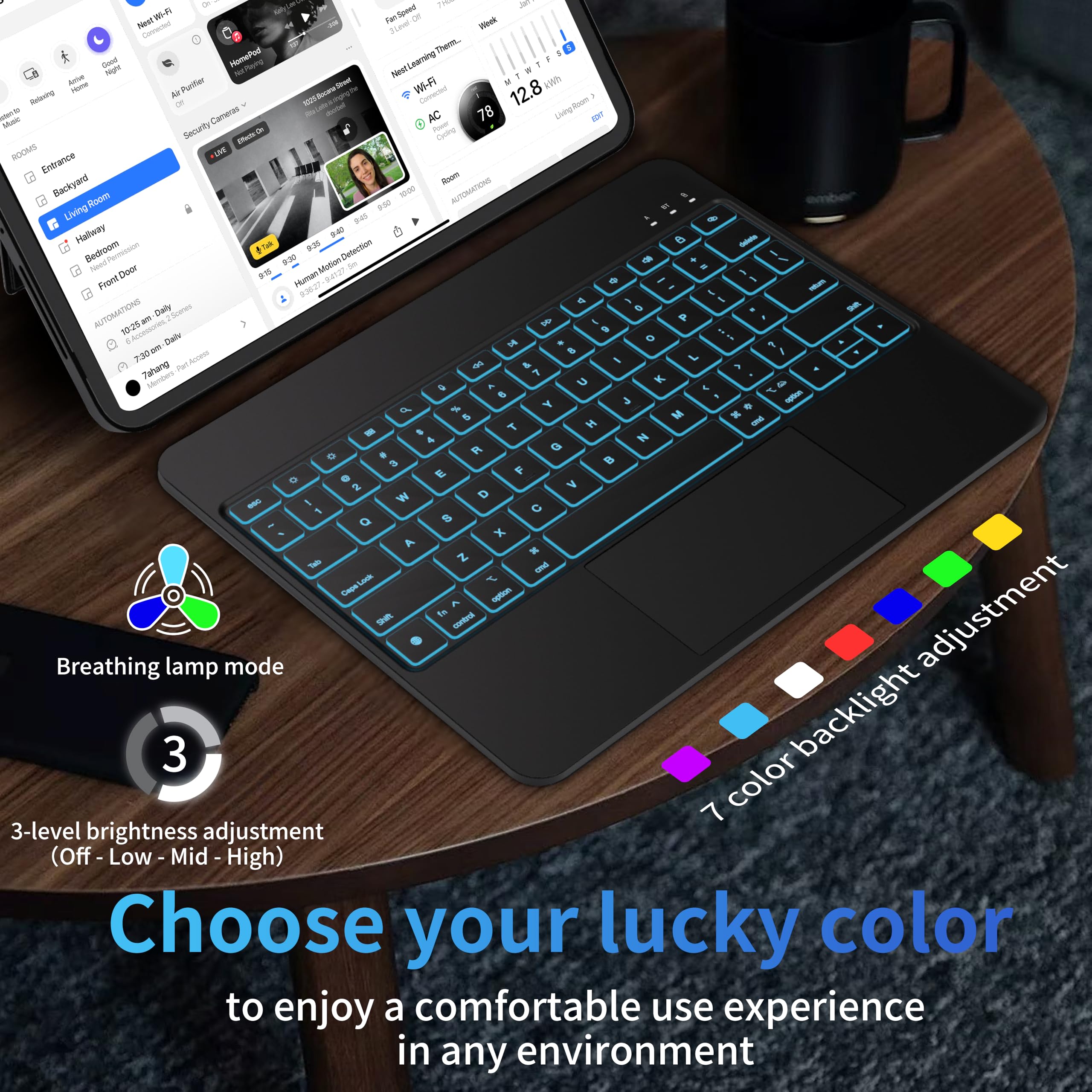 Amazon.co.jp: Otuoor iPad Pro 12.9インチケース キーボード付き