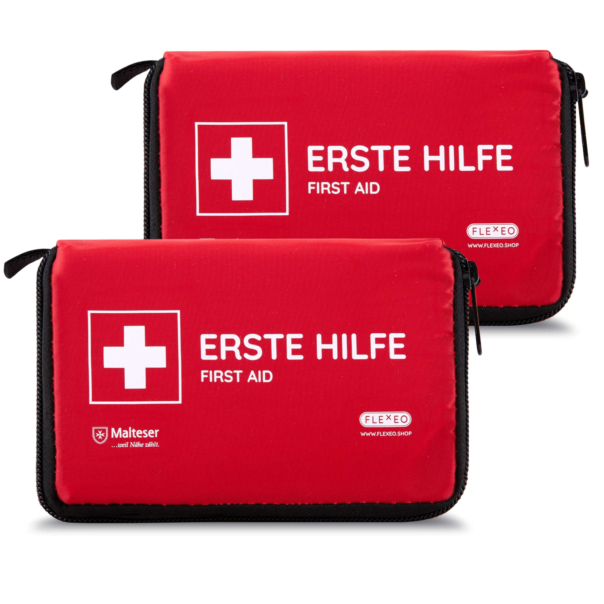 2x Mini Erste Hilfe Set - Outdoor, Fahrrad, Wandern, Reise, Klein, First Aid Kit, Unterwegs, Kinder