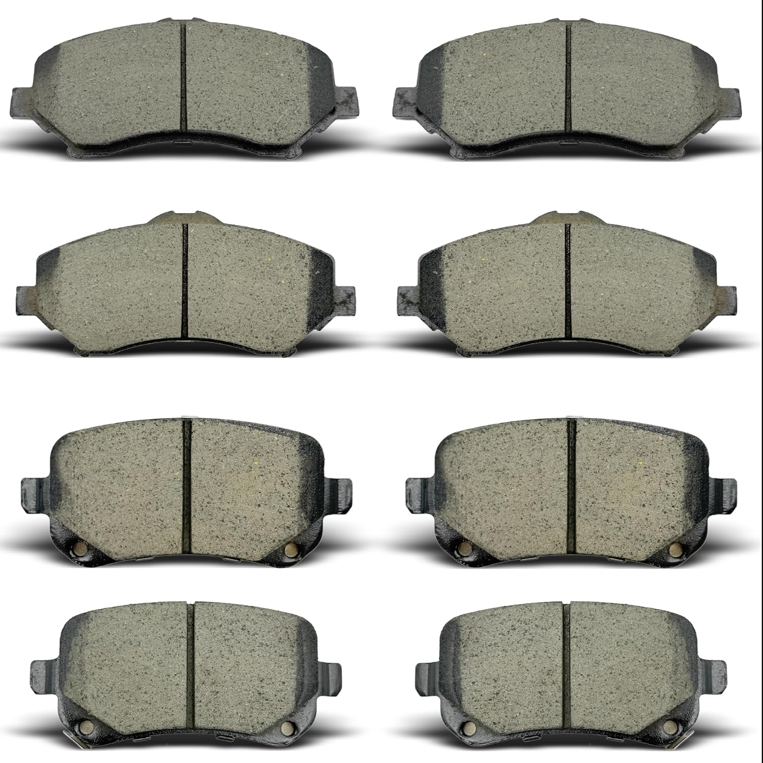 8pcs Brake Pads Compatible with 2008-2012 Chrysler Town & Country,2008-2012 Dodge Grand Caravan,2009-2013 Dodge Journey,2012 Ram C/V,2009-2012 Volkswagen Routan