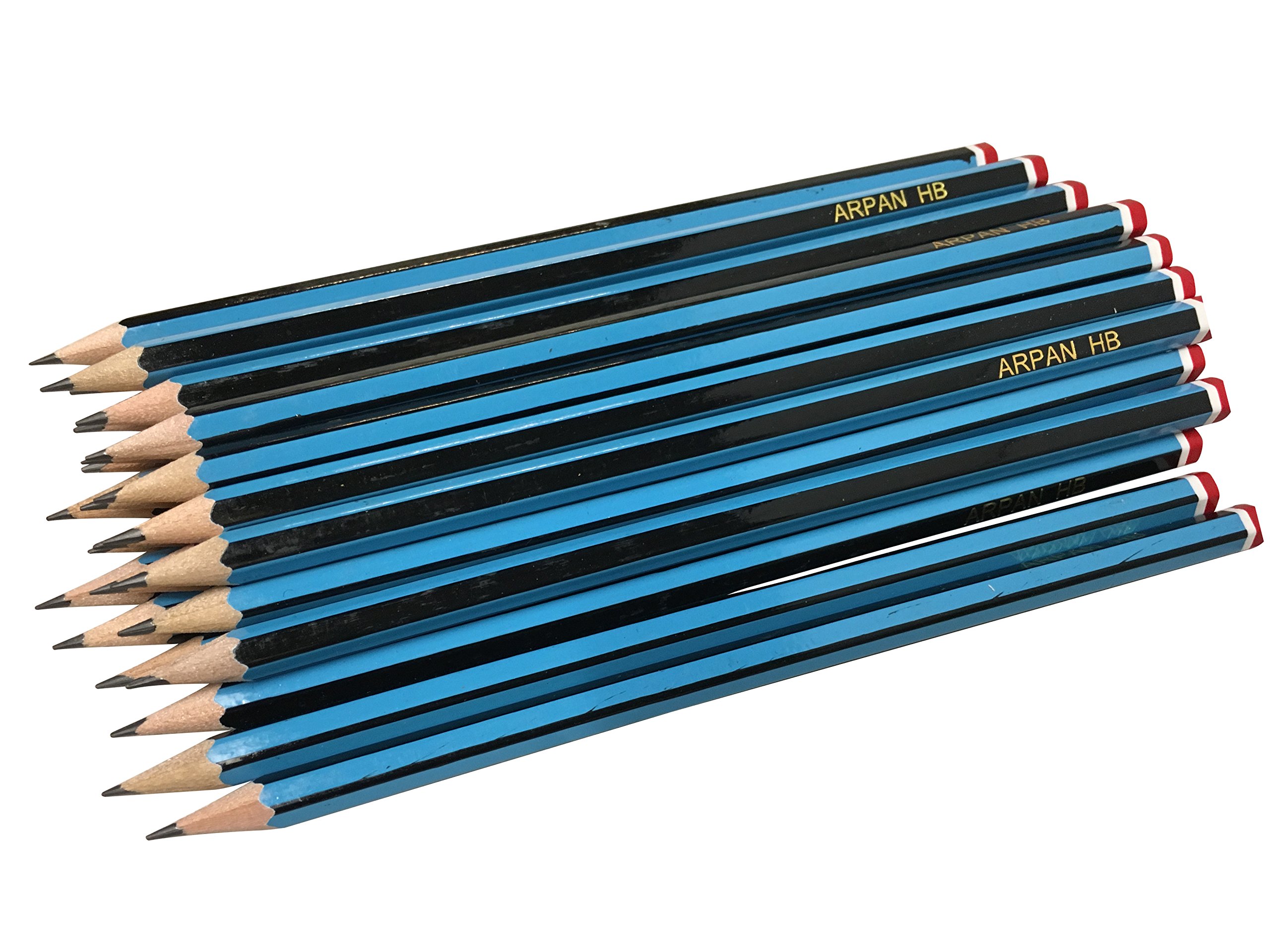 ARPAN Durable, Snap-Resistant & Long Lasting HB School Pencils for Children, Teenagers & Adults, Ideal for Drawing, Writing, Office Desk & General Work (Pack of 144)