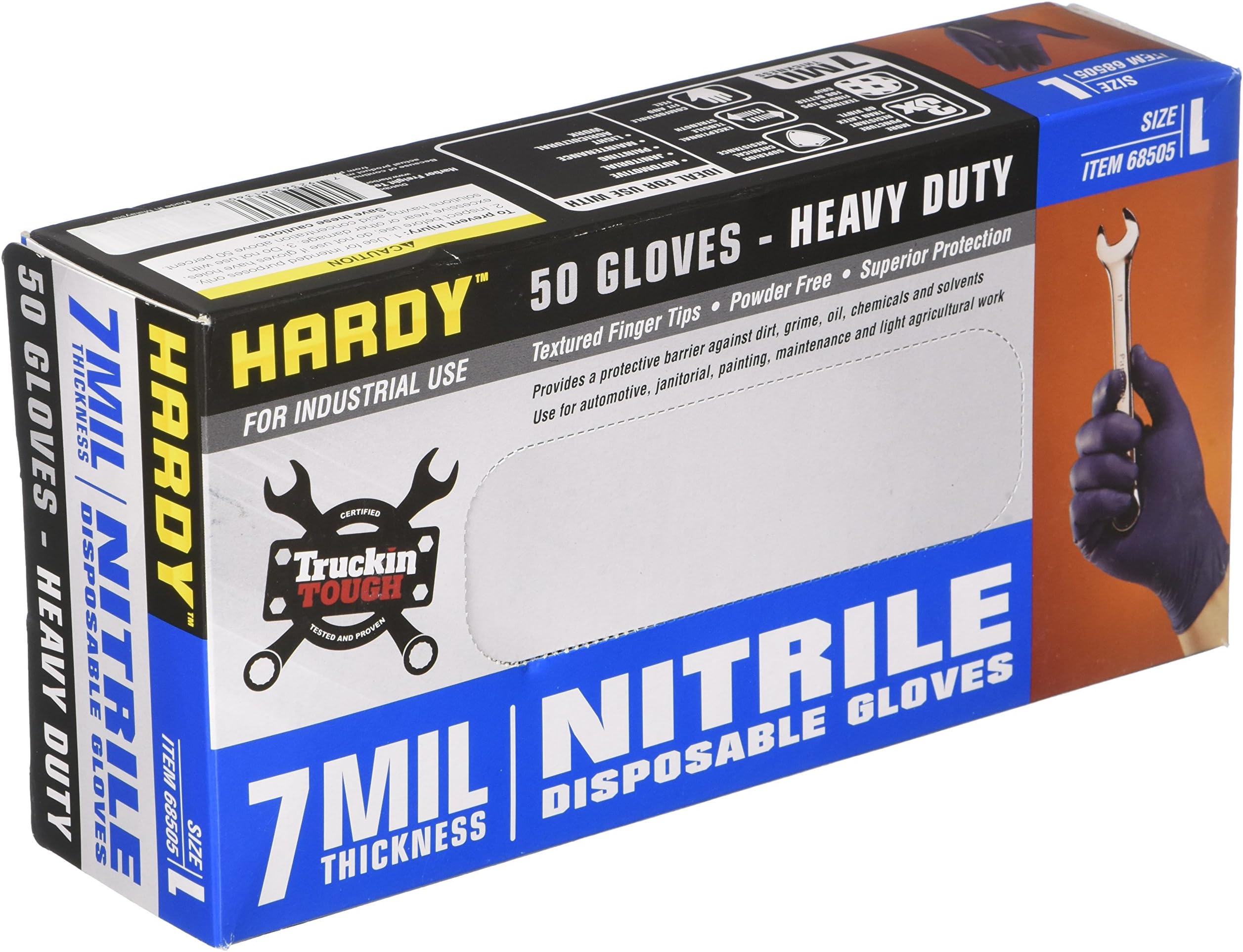 7 mil Nitrile Powder-Free Gloves 50 Pc