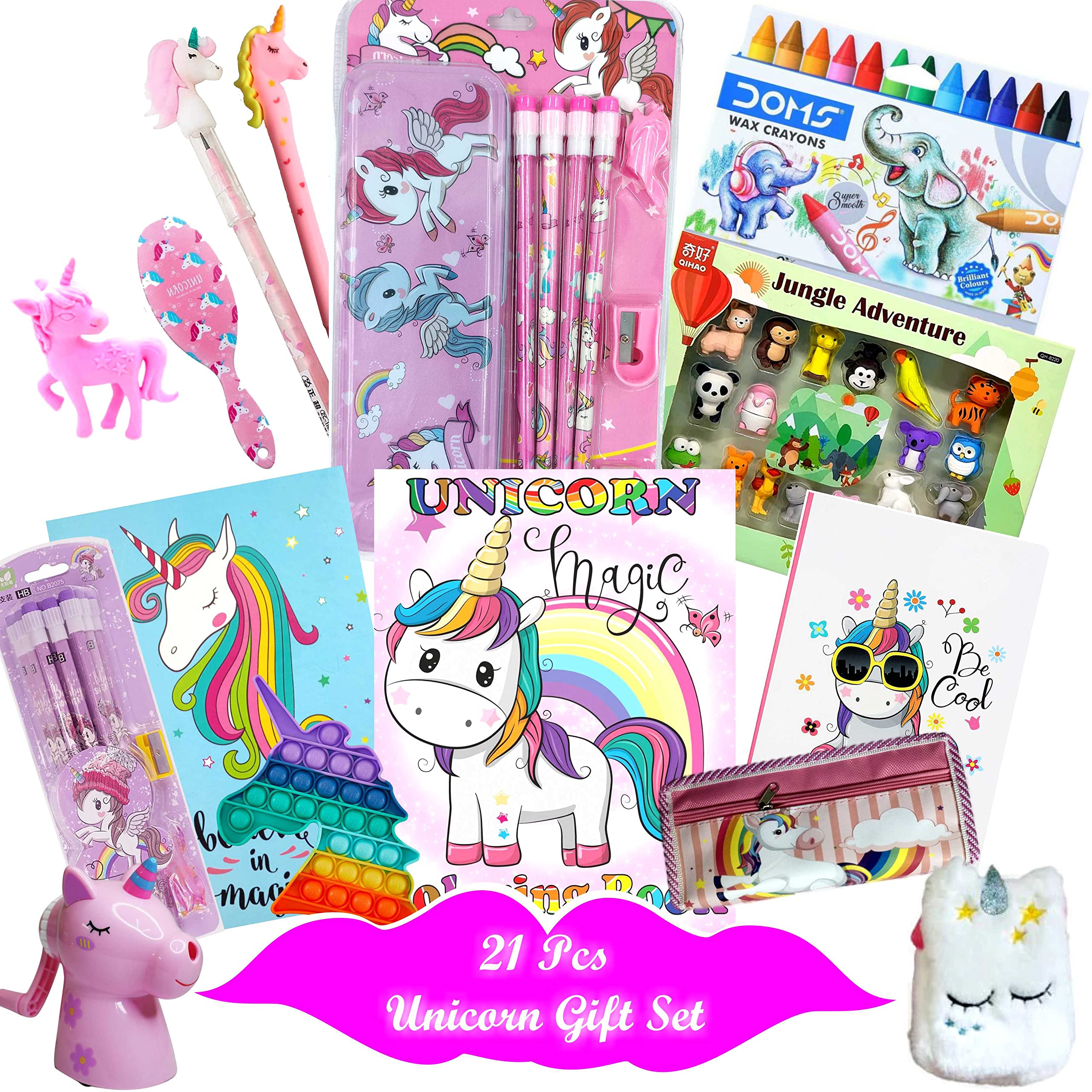 See full amazon price history chart for INDIKONB UNICORN 21 IN 1 || Unicorn Theme Birthday gift for kids Age 6-8 years , 10-12 year old || Unicorn Diary, Unicorn Small Diary, Pen, Pencil, Stationery Set, Hair Comb, Colors, Pencil Set, Pencil Pouch, Unicorn Pop It, Eraser Set, Sharpener, Er INDIKONB UNICORN 21 IN 1 || Unicorn Theme Birthday gift for kids Age 6-8 years , 10-12 year old || Unicorn Diary, Unicorn Small Diary, Pen, Pencil, Stationery Set, Hair Comb, Colors, Pencil Set, Pencil Pouch, Unicorn Pop It, Eraser Set, Sharpener, Er (B09PYC7FPP) Amazon Price History, Amazon Price Tracker