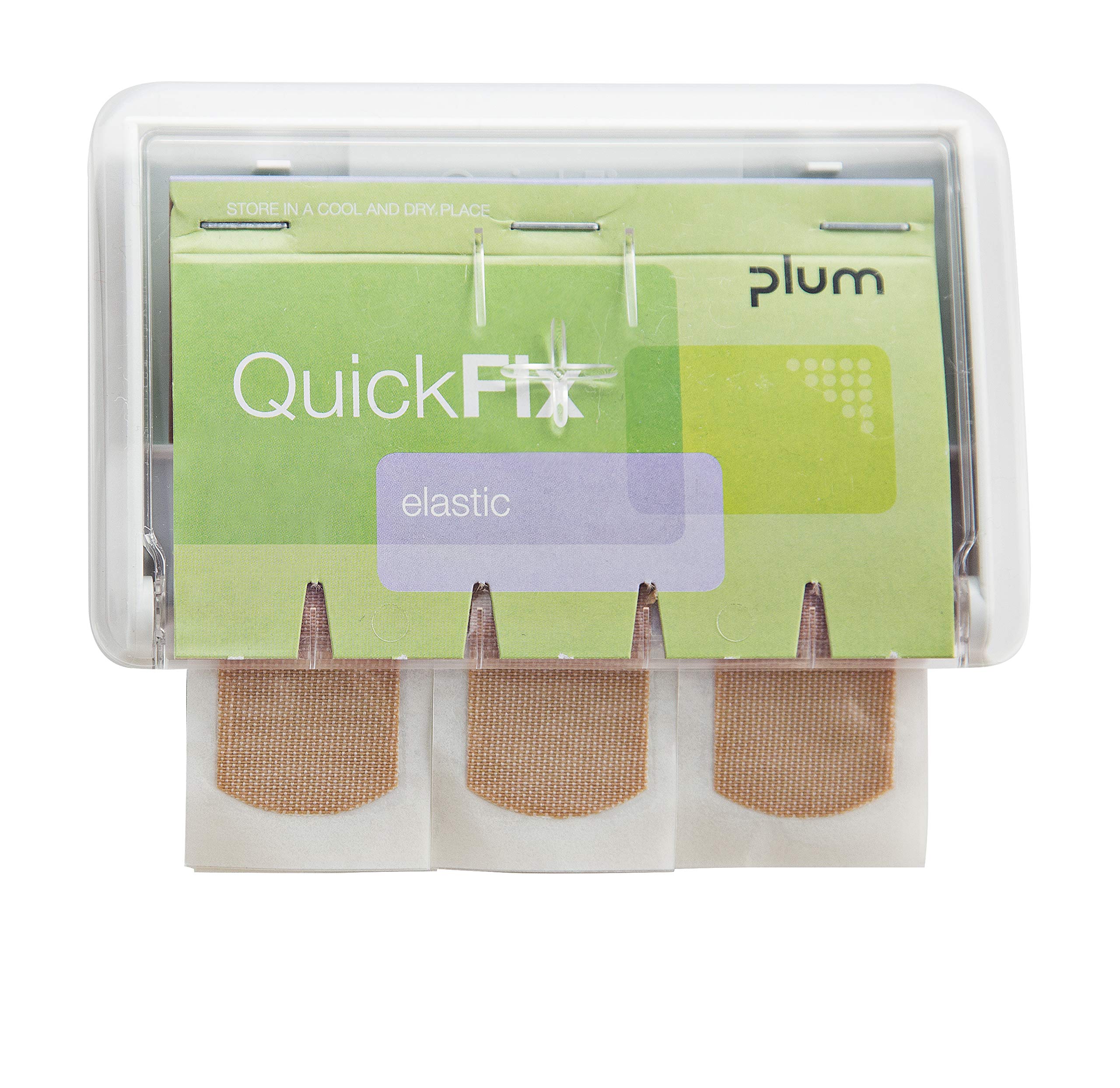 Plum 5531 QuickFix UNO - Dispenser per cerotti, colore: Trasparente