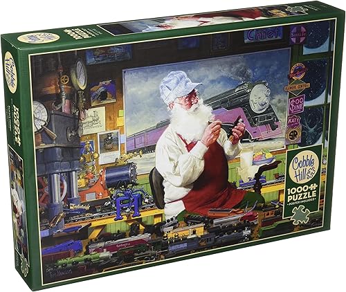 Cobblehill 80110 - Rompecabezas de 1000 piezas de Papá Noel