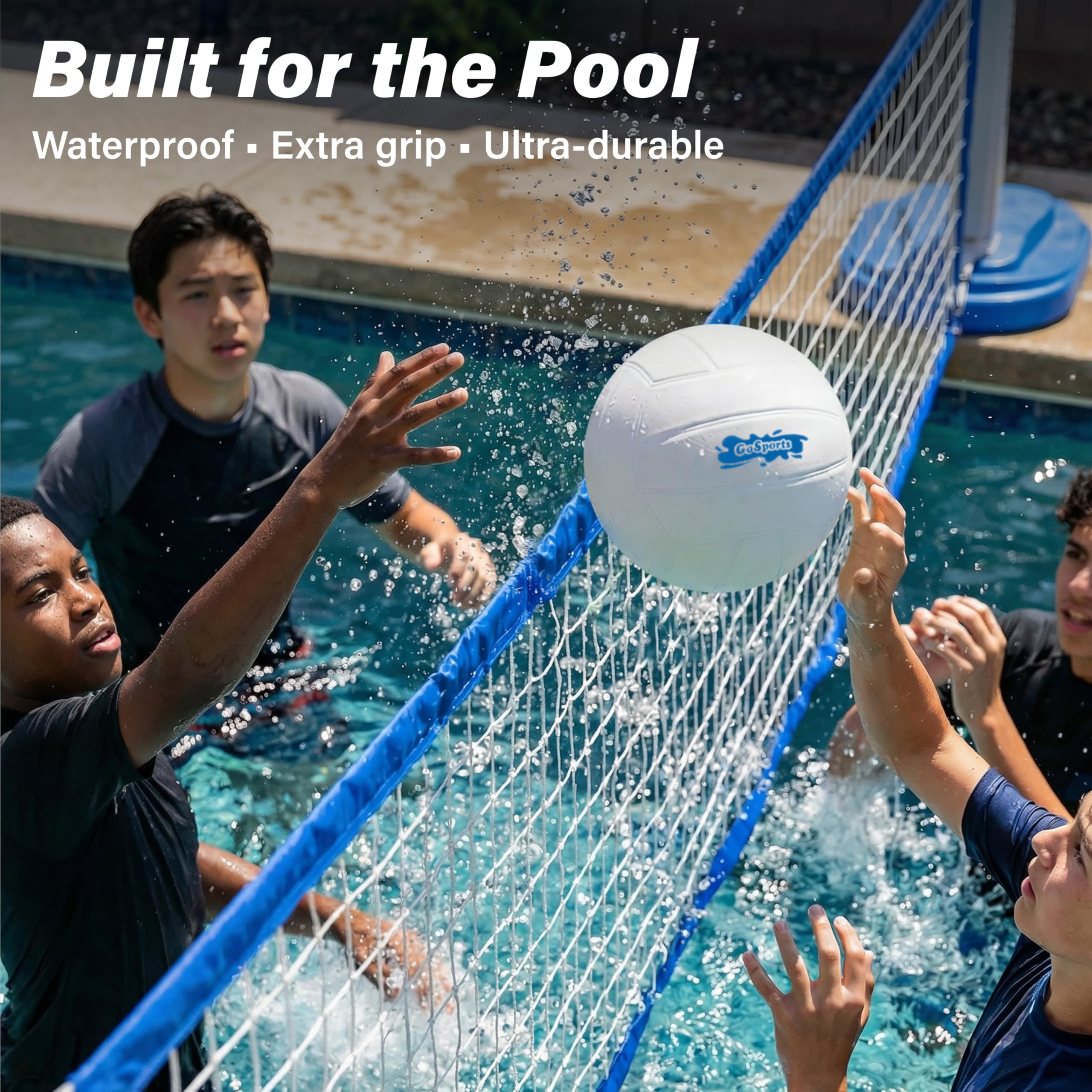 WOONEKY Lot De 3 Ballons Gonflables Volleyball Aquatique – PVC Résistant – Pour Plage, Piscine Et Jeux D'Été – Couleurs Aléatoires