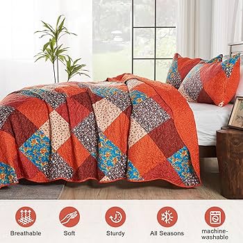 送料無料 新品 PHENIX Quilt Kids 2ピース 130 NAB Amazon.com: TEXSTEAD Quilt Set King Size Floral Patchwork