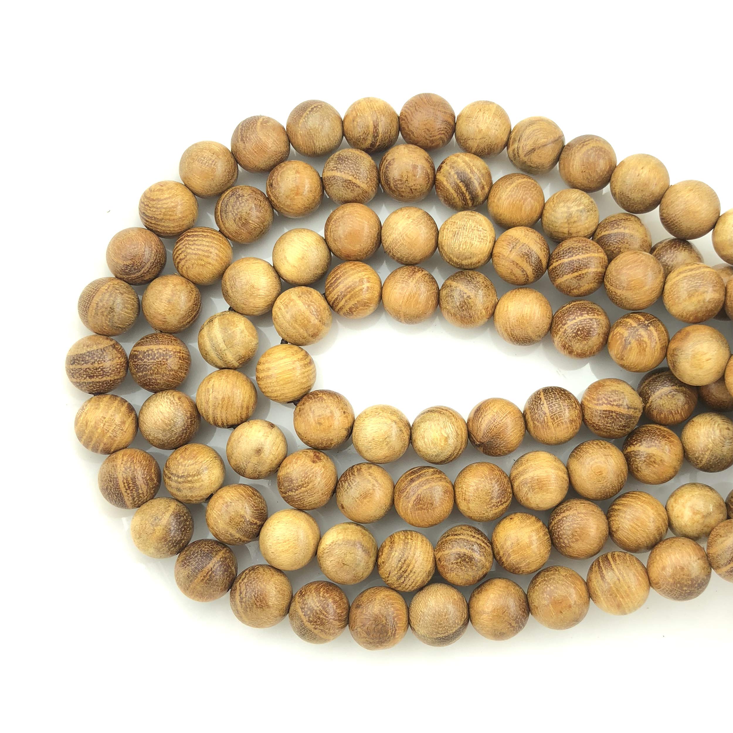 CarpenterC 200pcs 6mm Gorgeous Natural Round Polished Rosewood Loose Beads For Jewelry Making DIY Handmade Crafts โ image 1