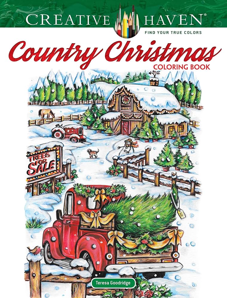 その他 Creative Christmas Coloring Creative Haven Country Christmas Coloring Book (Adult
