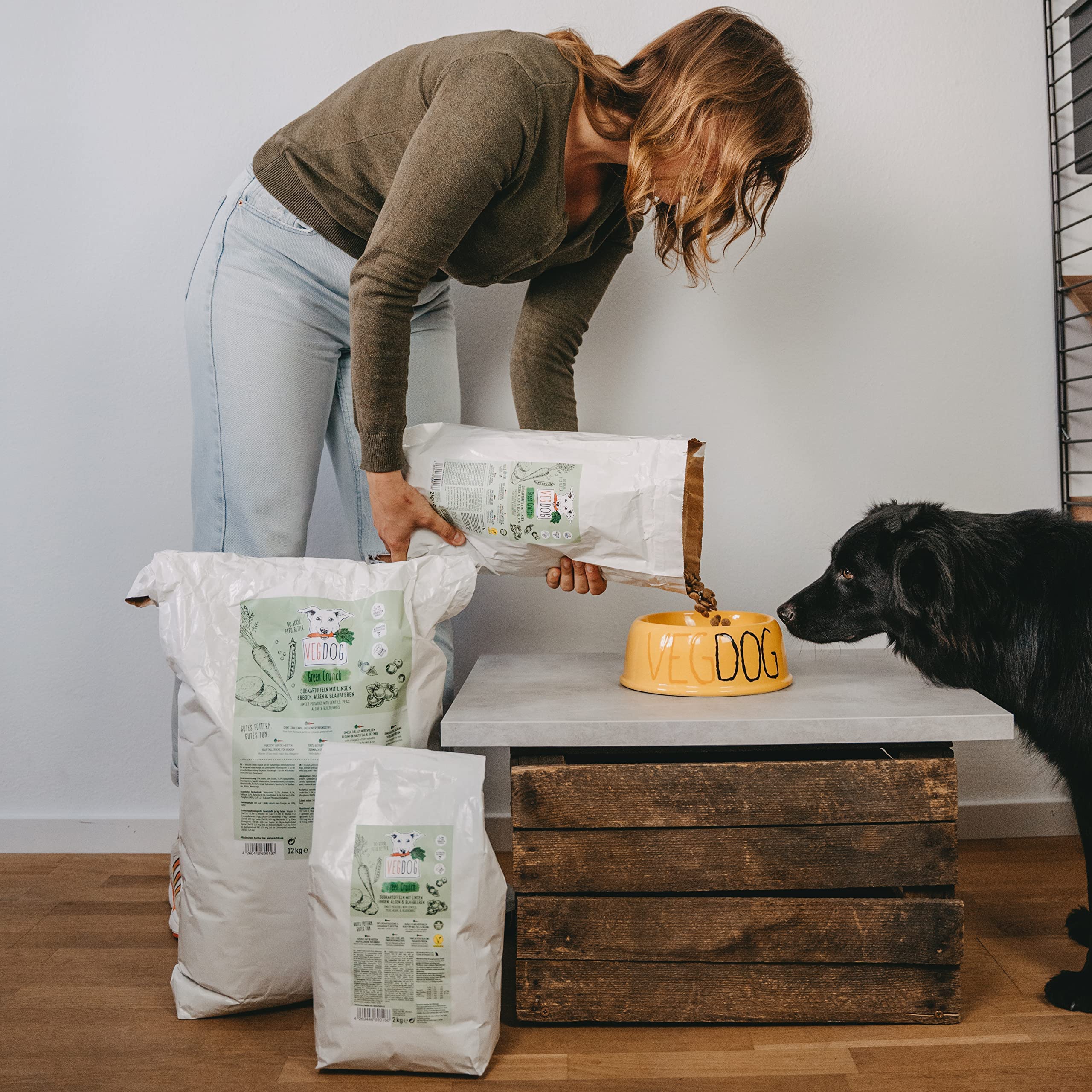 VEGDOG Green Crunch - Alimento Seco Hipoalergénico (10 Kg) | Perros Adultos | Sin Gluten, Cereales Y Soja | Alimento Completo Para Alérgicos Con Proteína De Guisante