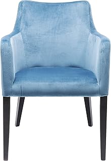 KARE Sillón reposabrazos Black Mode Velvet Petrol, Talla única