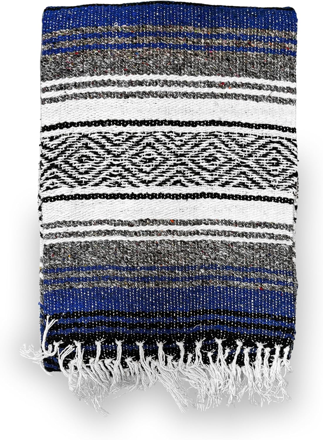 AM Blue Falsa Blanket, Camping, Authentic, Mexican, Comfort