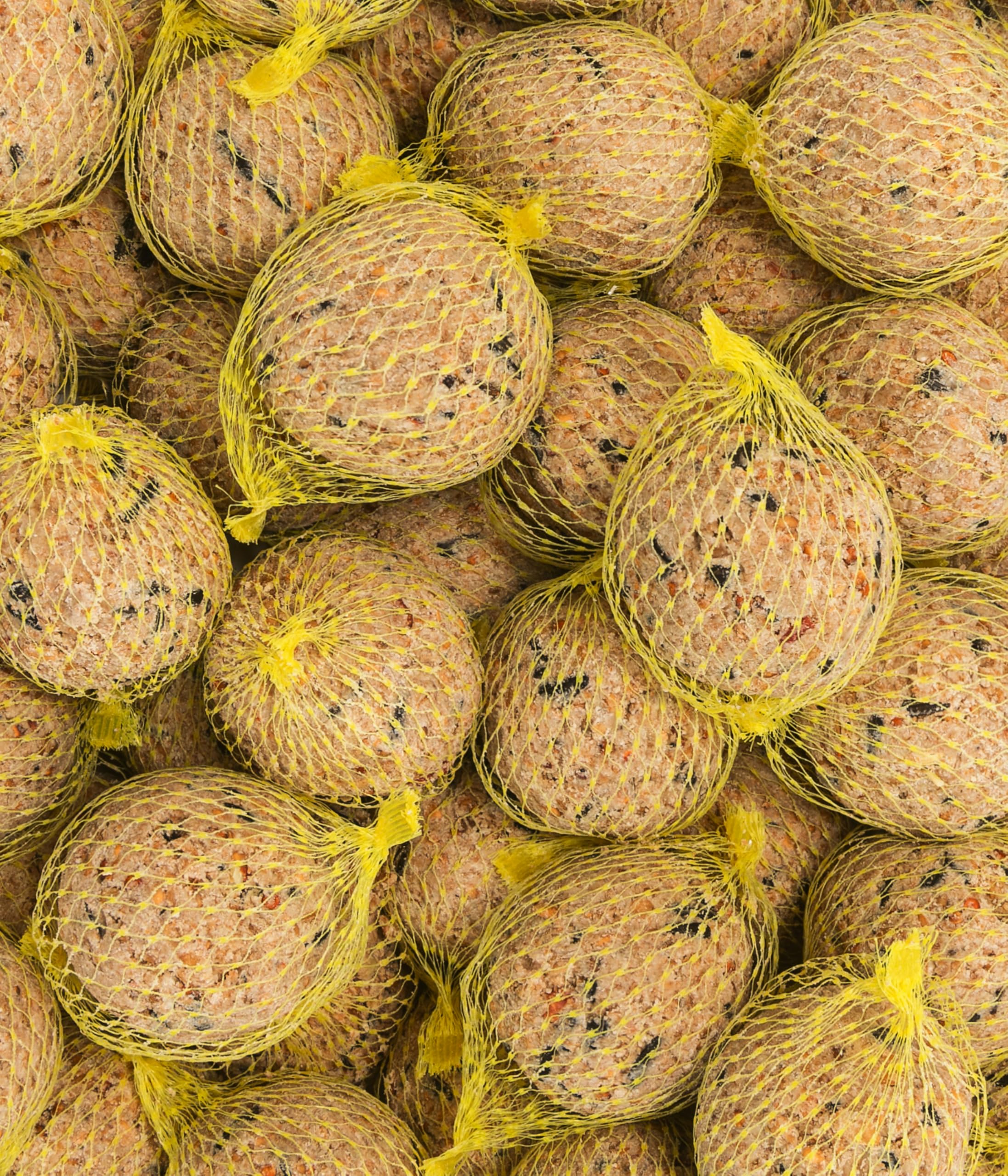 Dehner Natura Mangime per uccelli selvatici palline cinciallegre con rete 30 pezzi 2,7 kg