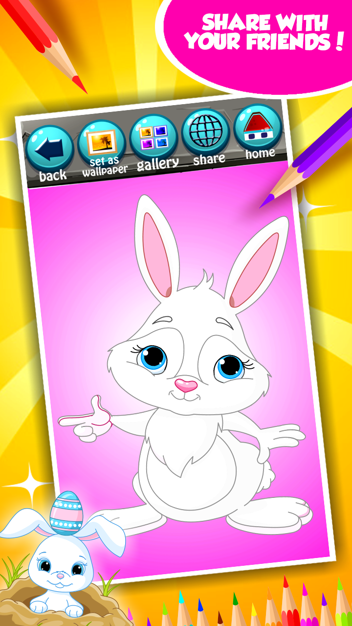Iphone Rabbit Coloring Bunny Coloring Book - App on Amazon Appstore