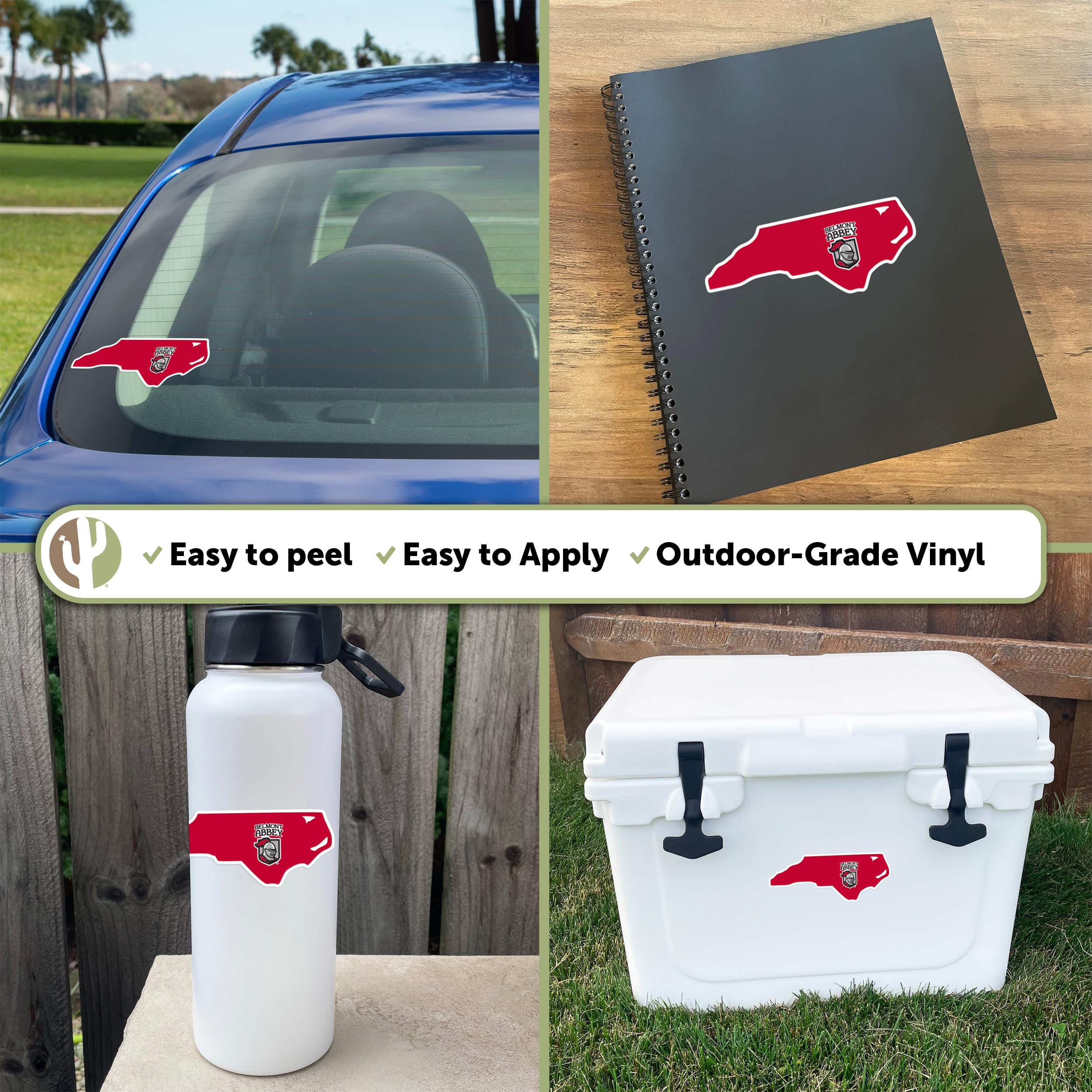 Belmont Abbey Crusaders NCAA Sticker Sheet - 8 Vinyl Decals For Laptop, Car, Water Bottle - View #10