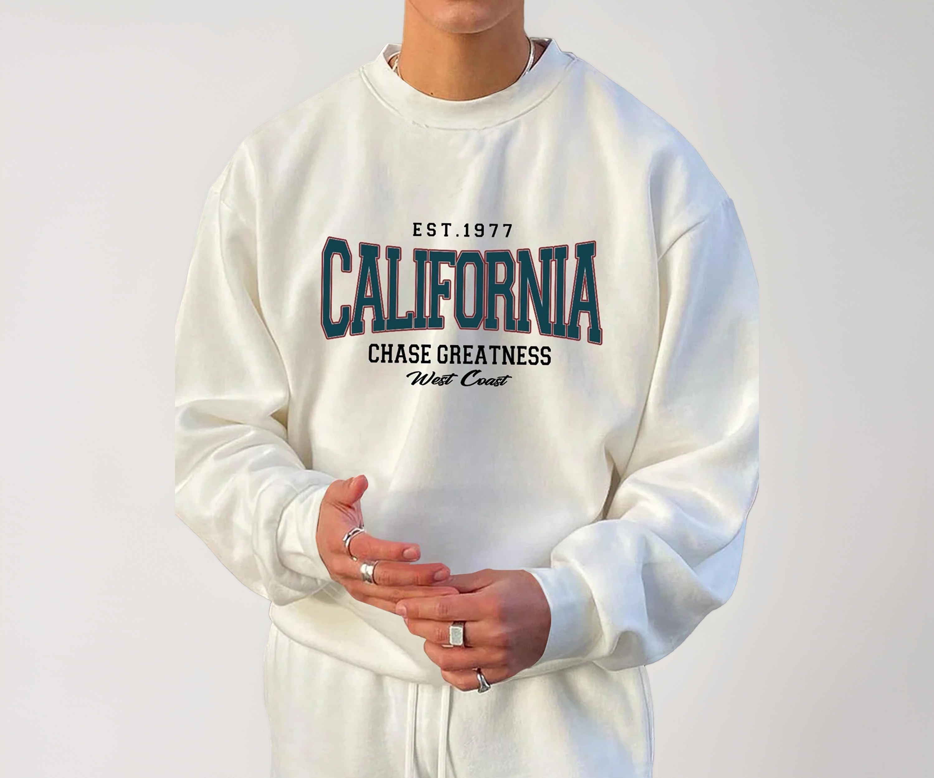 Noble Monk Men's Baggy Fit Oversized Sweatshirt - Image 1