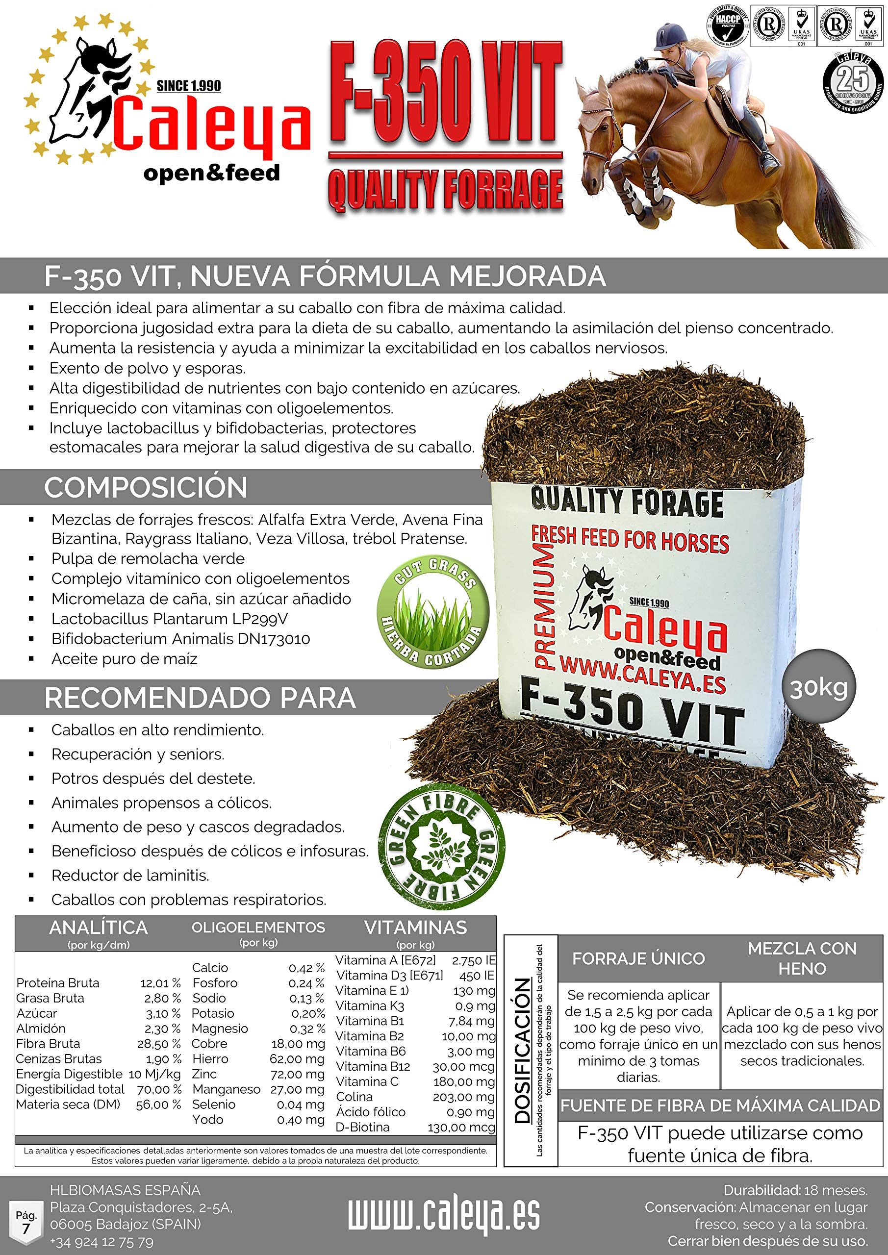 Open&Feed F-350 Vit 30 Kg (Palet 12 Unidades)