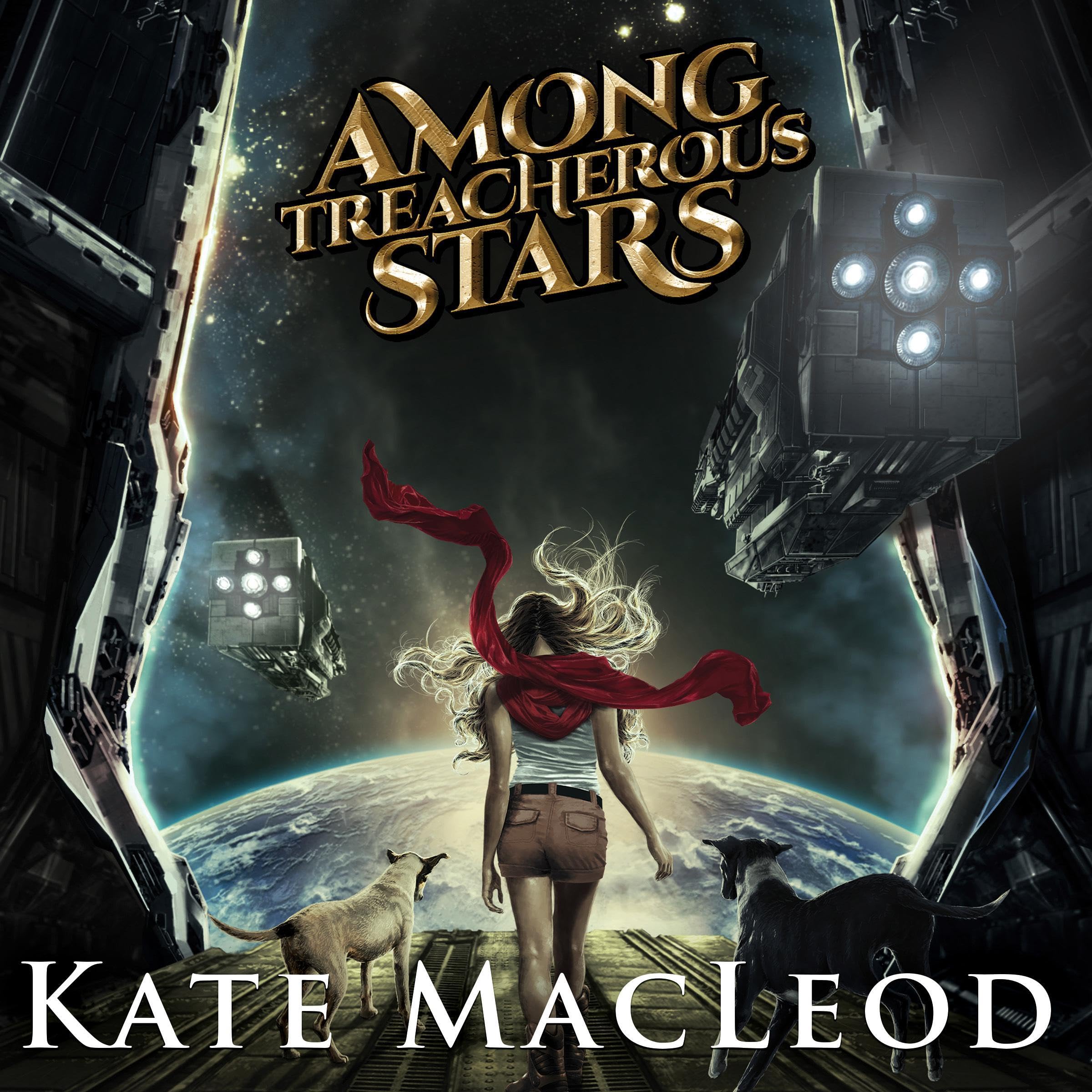 Cover art for Among Treacherous Stars
