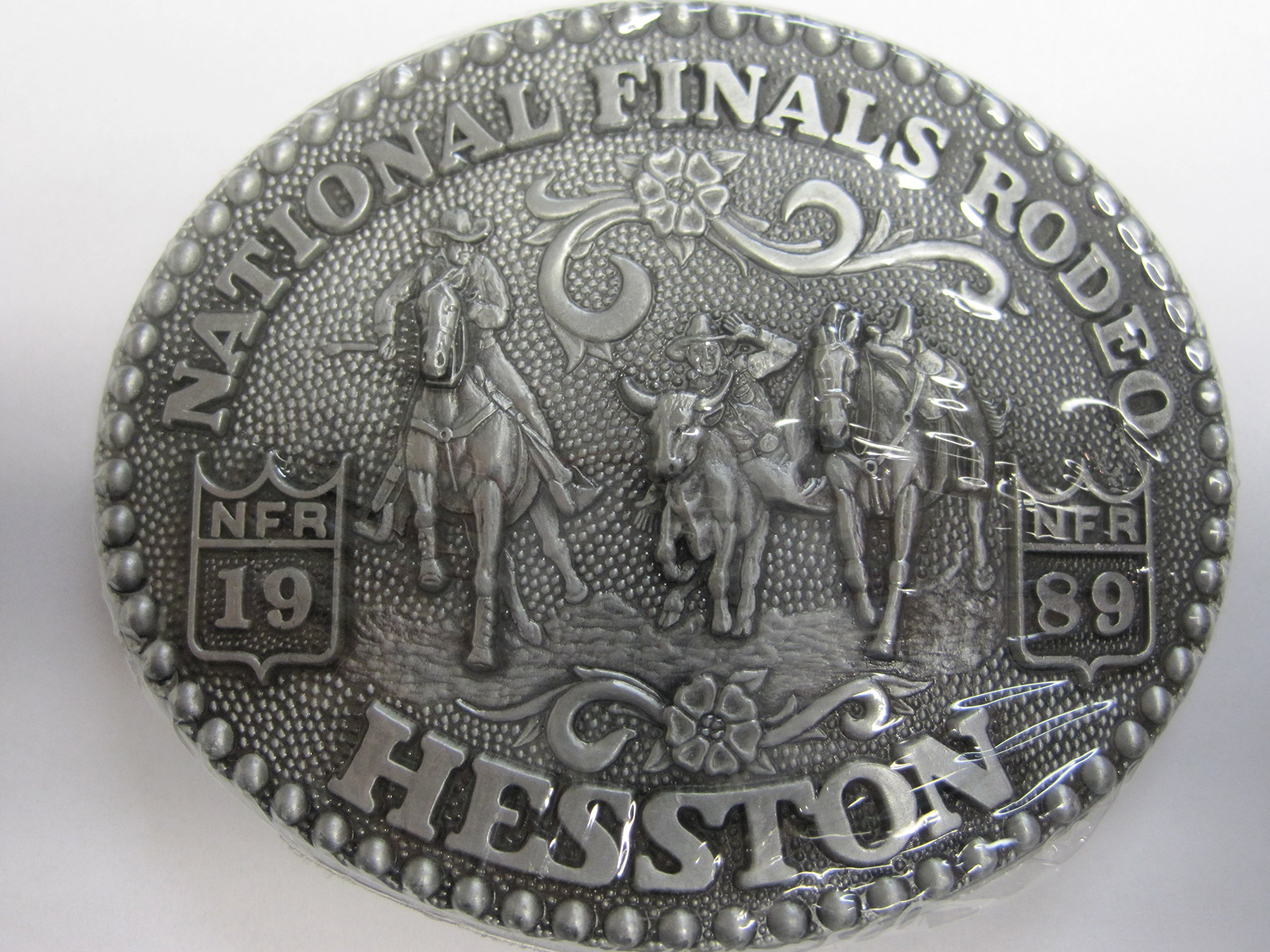 Amazon.com: Hesston 1989 National Finals Rodeo NFR Adult Belt