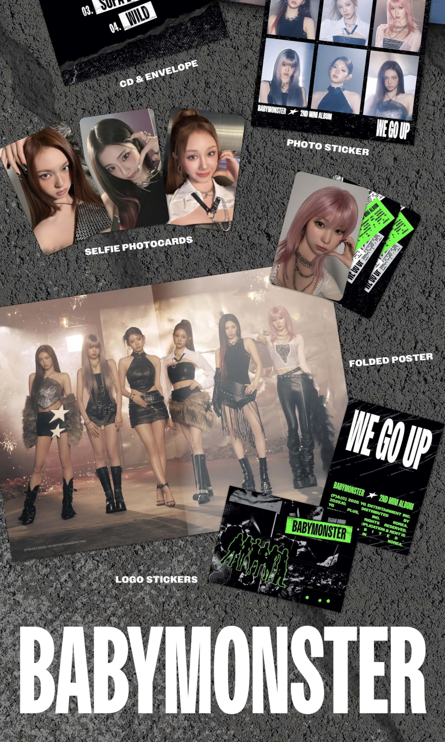 BABYMONSTER WE GO UP Album [WE + GO + UP Full Album Set ver