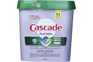 Cascade Platinum Dishwasher Detergent ActionPacs, 92-Count
