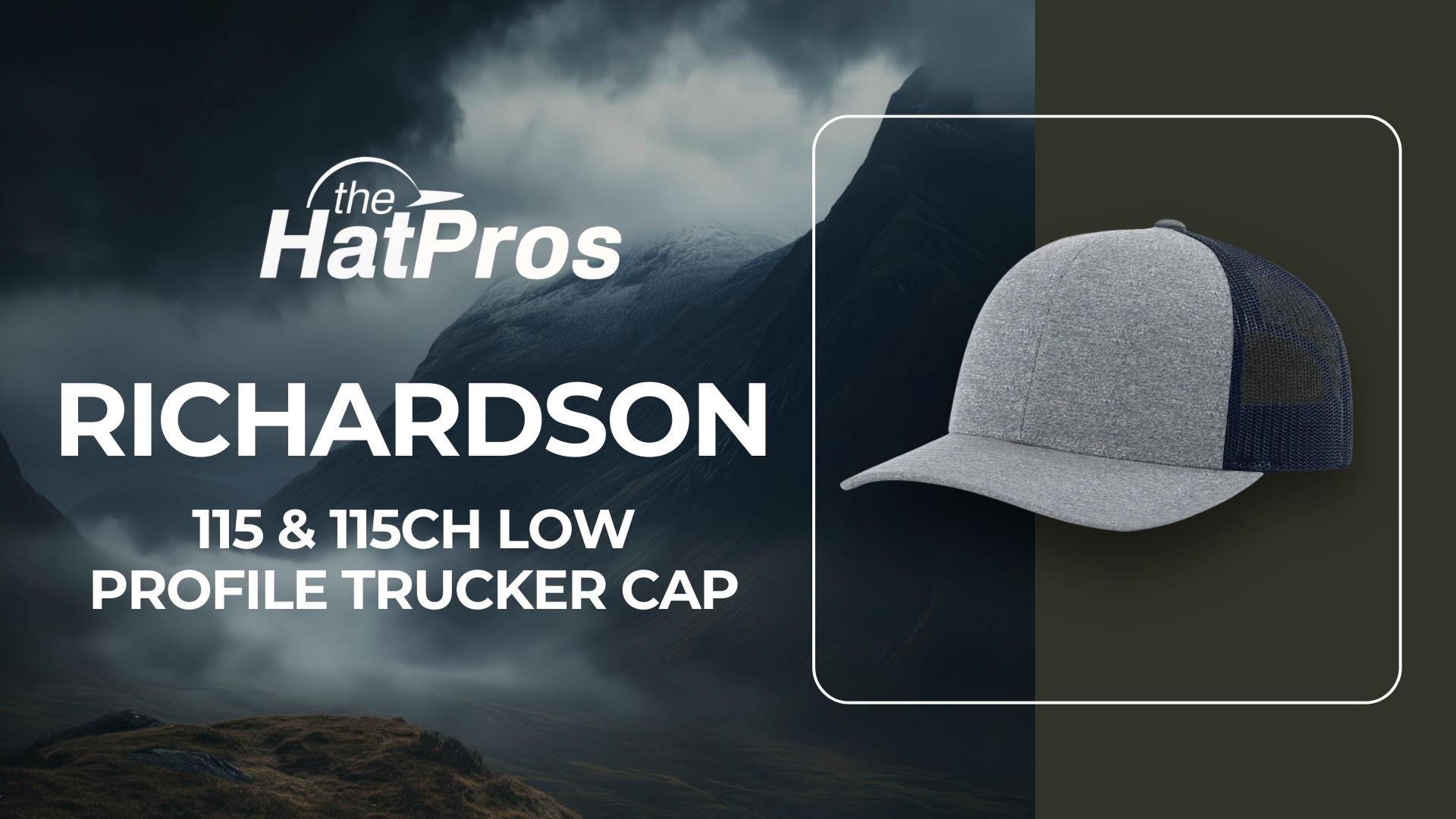 Richardson 115 Classic Low-Profile Design Gorra Trucker Snapback miniatura 7