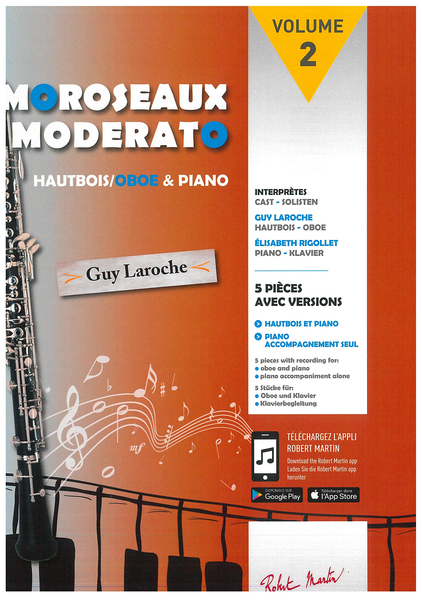 Amoroseaux v2 : moderato --- hautbois et piano