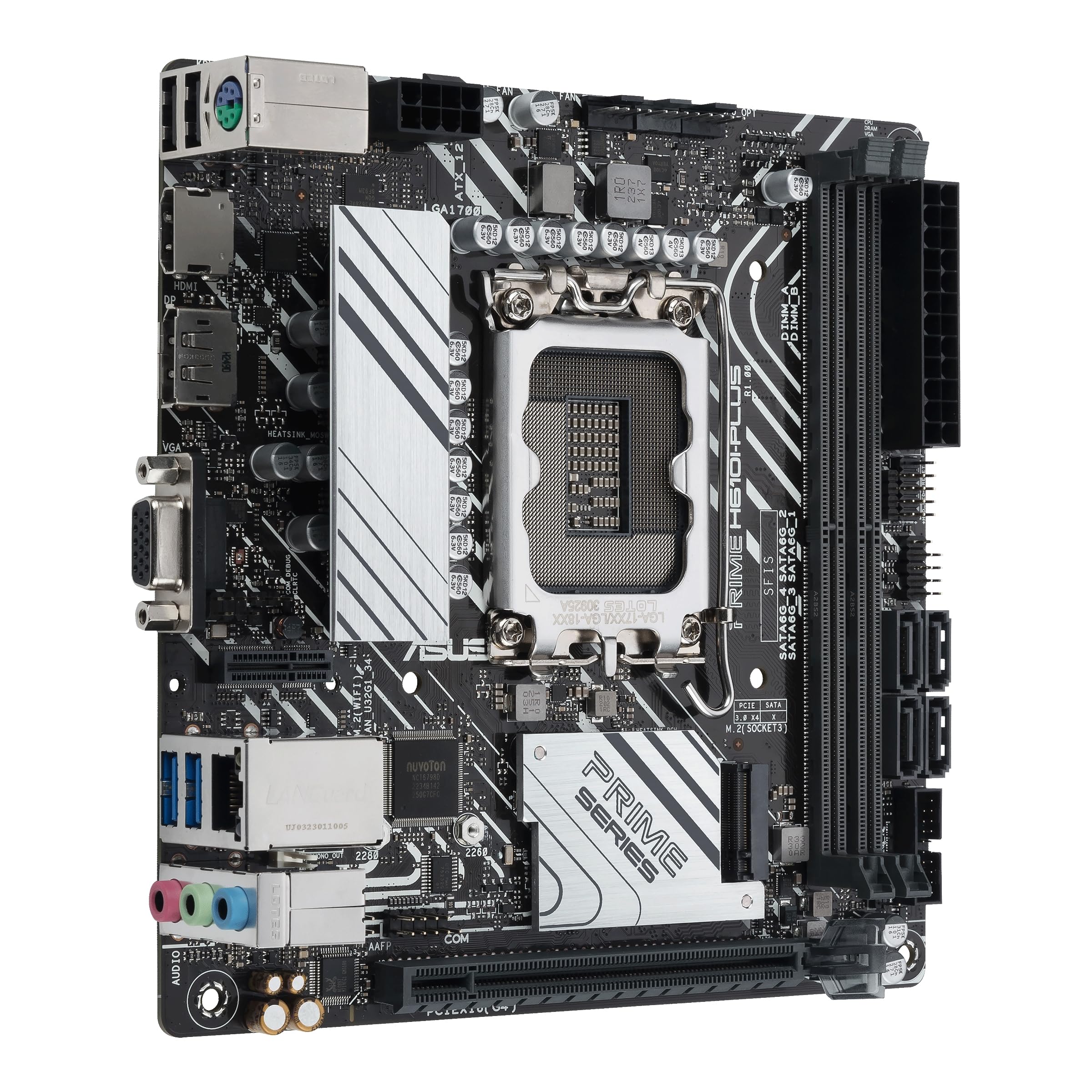 ASUS PRIME H610I-PLUS D4 マザーボード Mini-ITX ASUS Placa mãe Prime H610I-PLUS-CSM Intel H610 (LGA 1700) Mini-ITX
