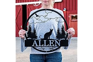 Personalized Metal Cat Signs: The Purrfect Home Décor for Cat Lovers