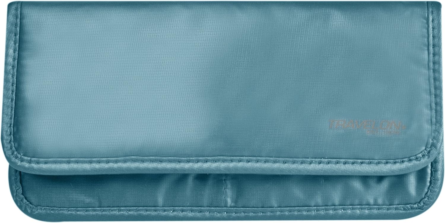 Travelon Luggage Safe Id Pouch, Teal, One Size Travel