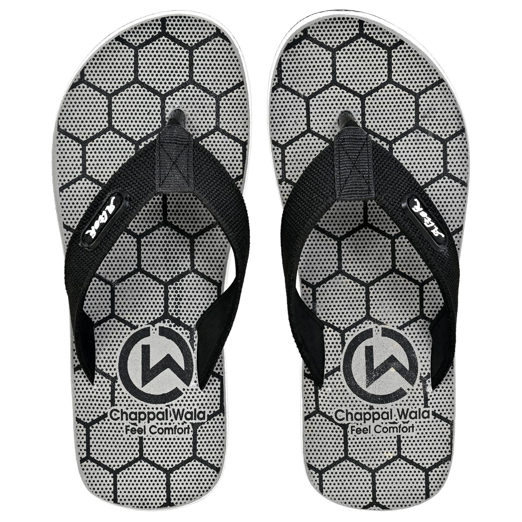 Chappal Wala Rubber Sole Flip Flop Water Proof Slipper for Men Casual and Comfortable Chappals for Boys FLIP_14248_GREY_60_8 (B0C24J31XP) Amazon Price History, Amazon Price Tracker