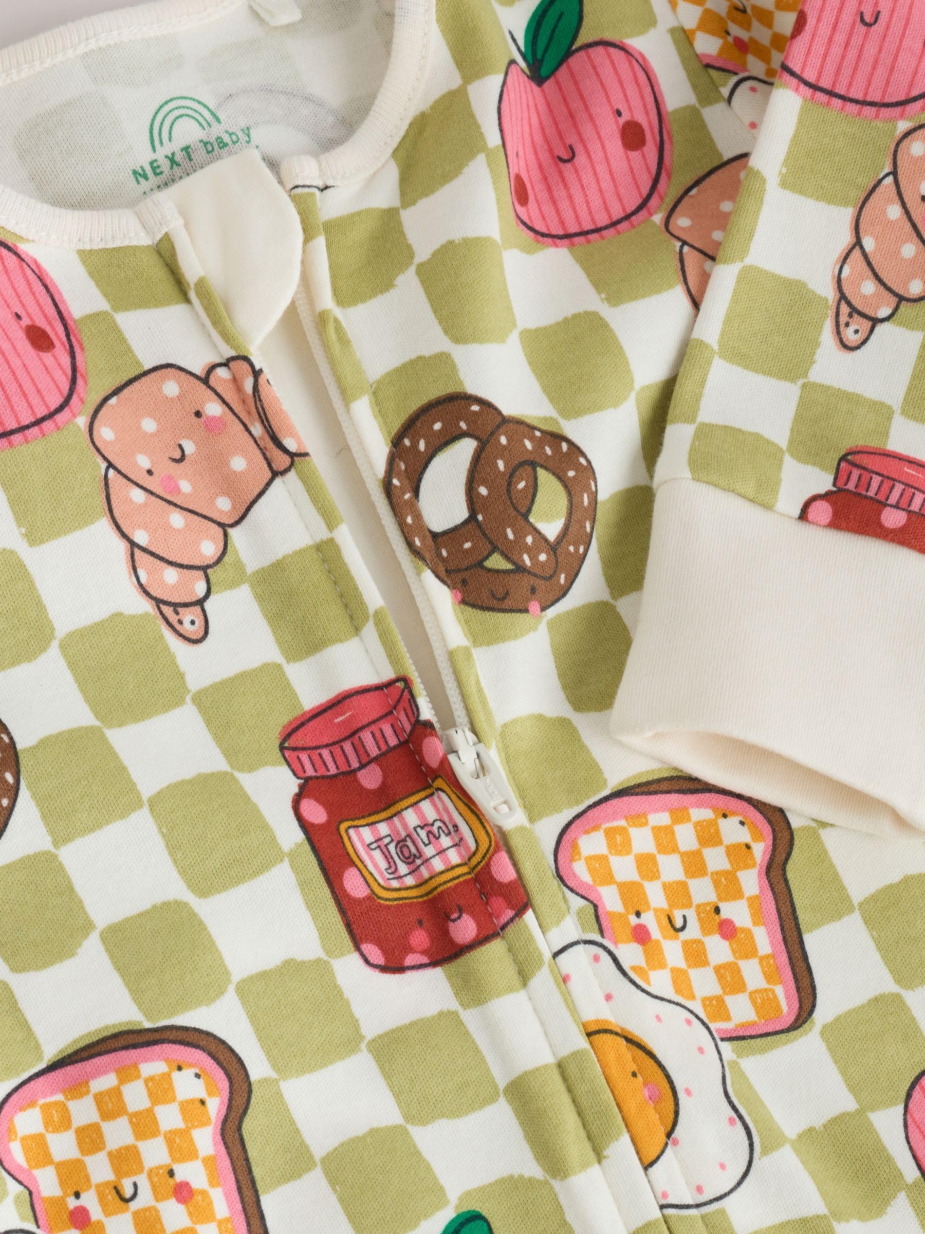 NEXT Bambina Confezione da 3 Tutine Bebè con Zip bidirezionale