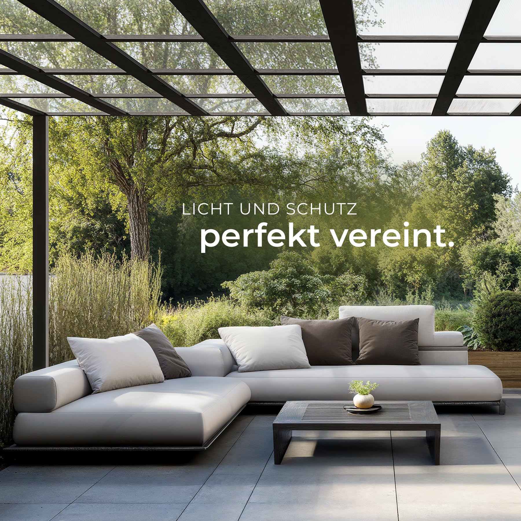 tectake® Polycarbonat Doppelstegplatten, 14x Platte, UV-beständige Kunststoffpaneele, Stegplatten Kunststoffplatte Gewächshaus, Terrassenüberdachung, Frühbeetaufsatz - 121 x 60,5 x 0,6 cm