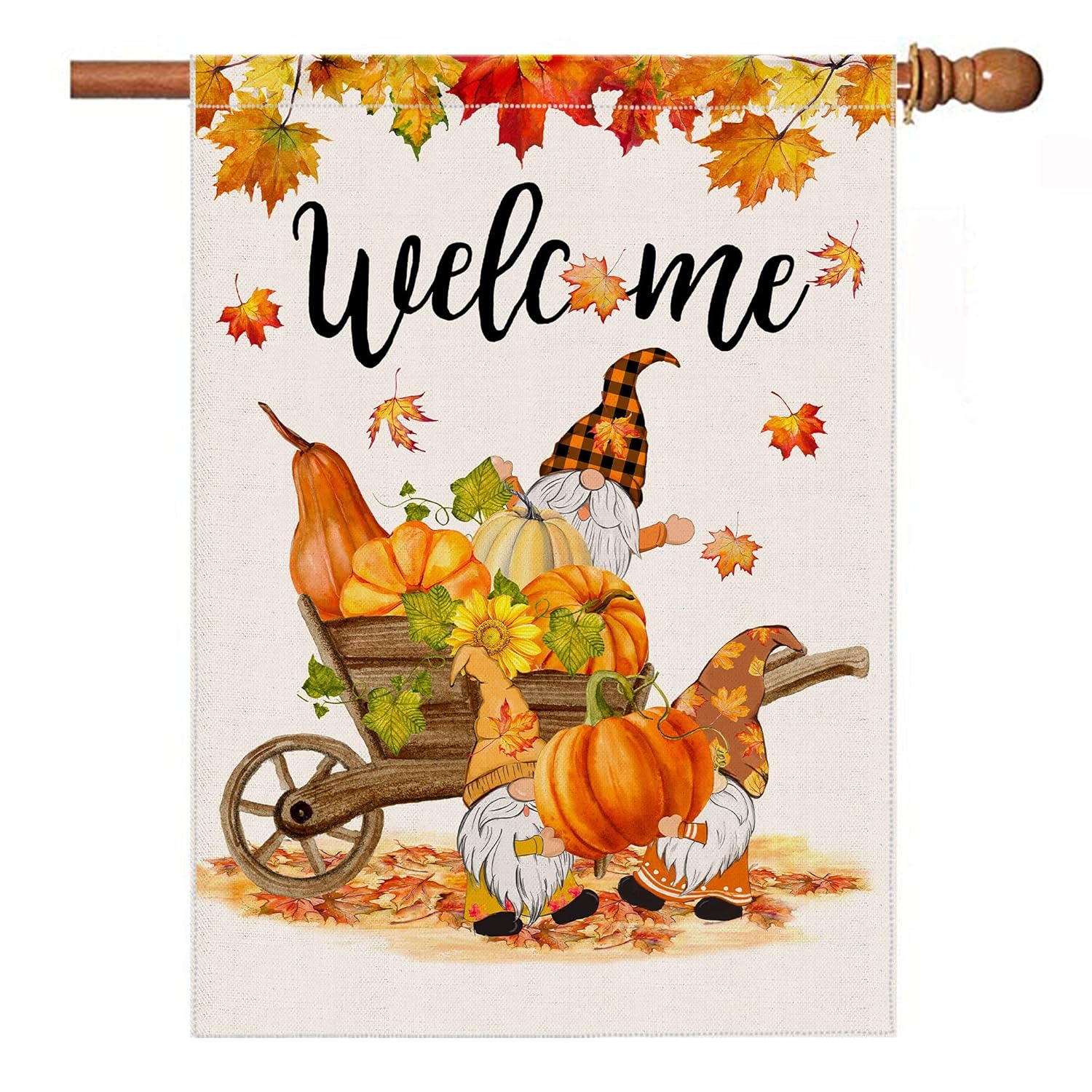 House Flags 28 x 40 Double Sided, Large Garden Flags 28 x 40 Double