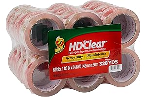 HD Clear Packing Tape - Your Duck Tape for All Your Adhesive Needs