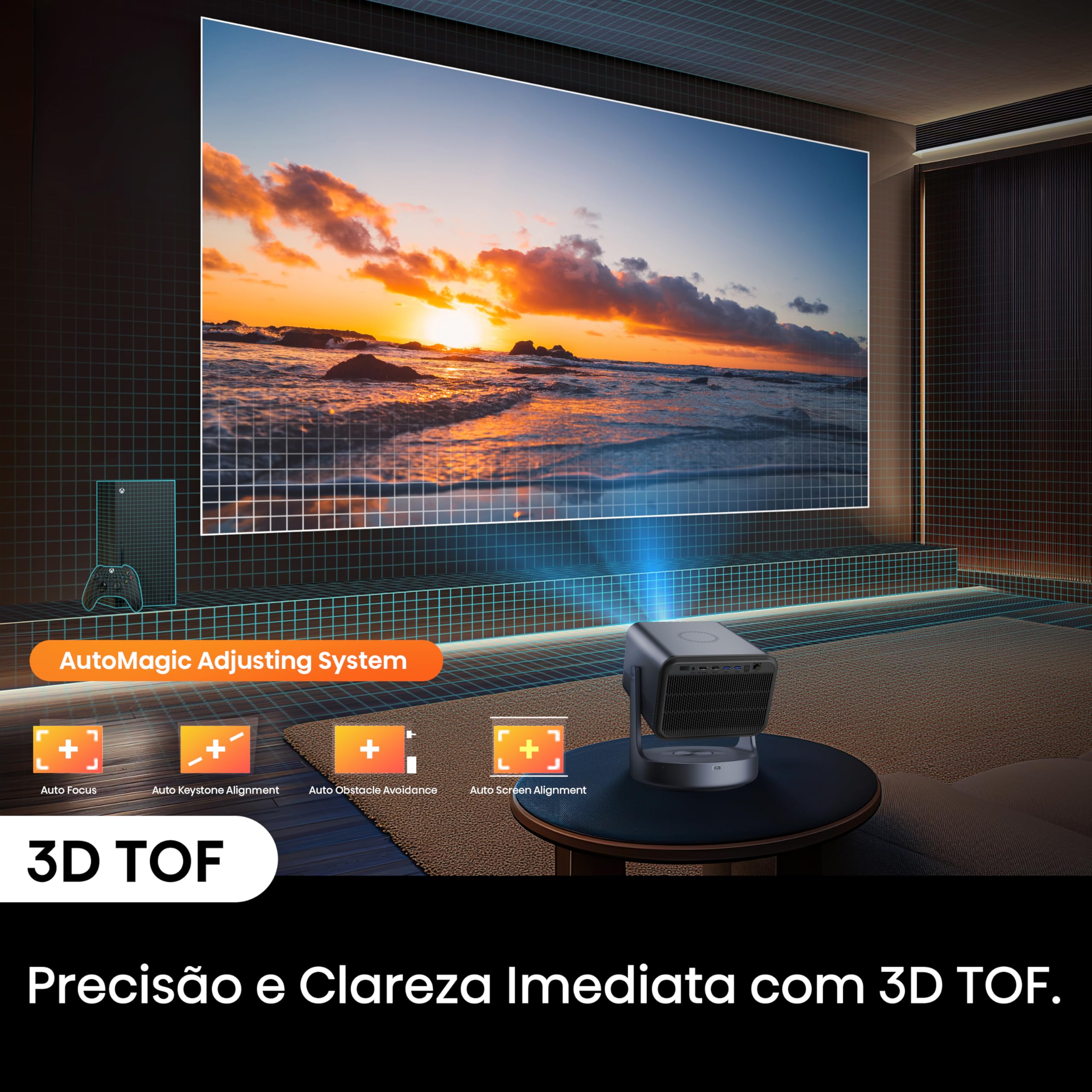 Hisense C2 Ultra - Projector 4K, 3000 Lumens, 0.9~1.5 Short Throw