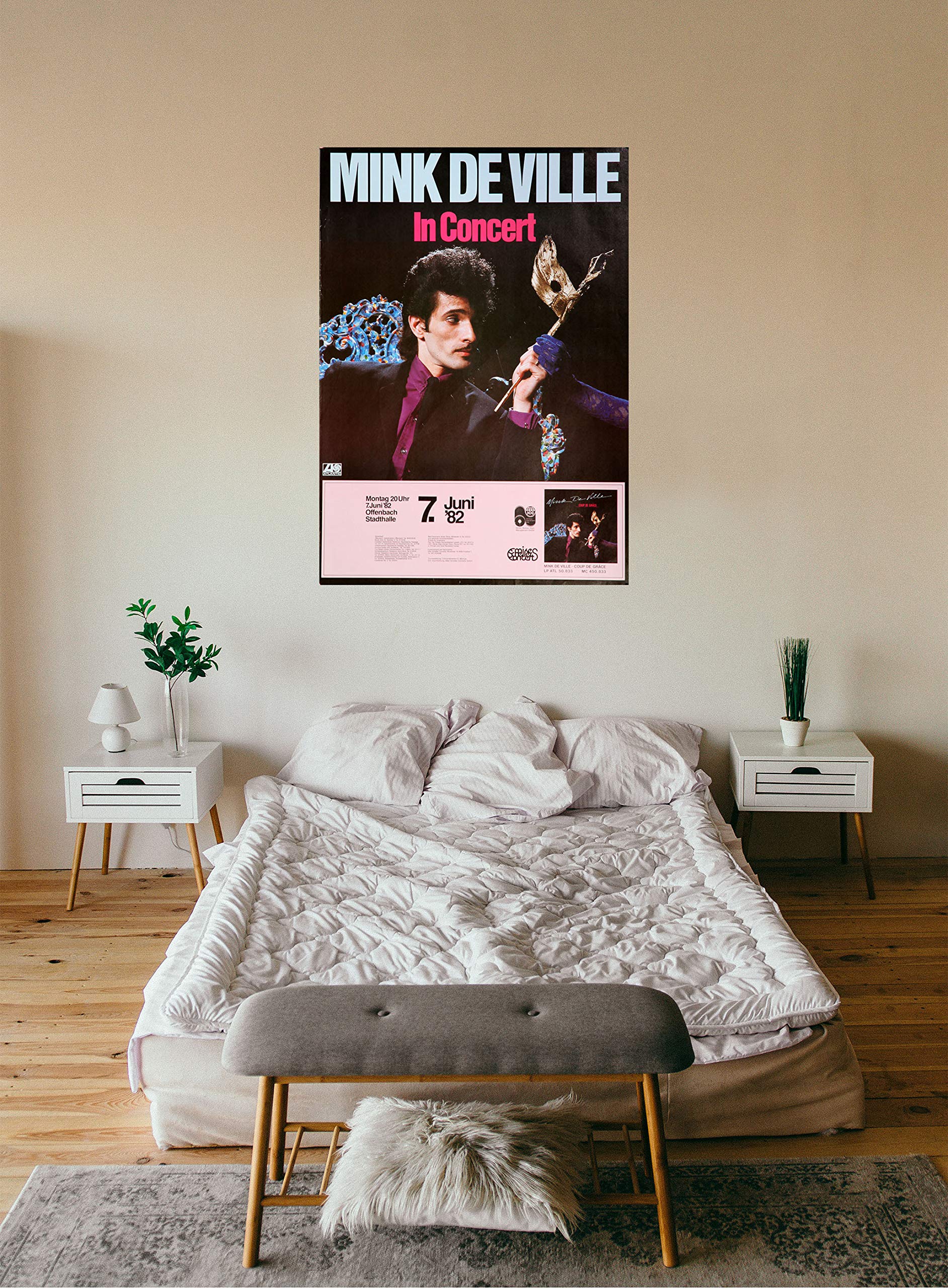 Premium Poster/Plakat | DIN A1 | Wanddeko | Live Konzert Veranstaltung » Mink de Ville - In Concert, Offenbach 1982 «