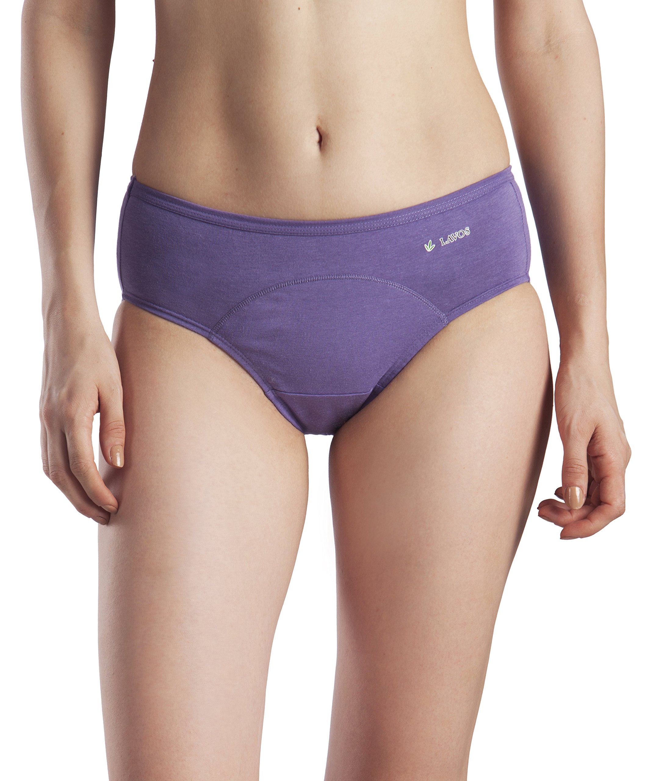 Lavos Women's Periods Panty - Lavender/Menstrual Panty/Stain Free Panty/Heavy Periods Panty