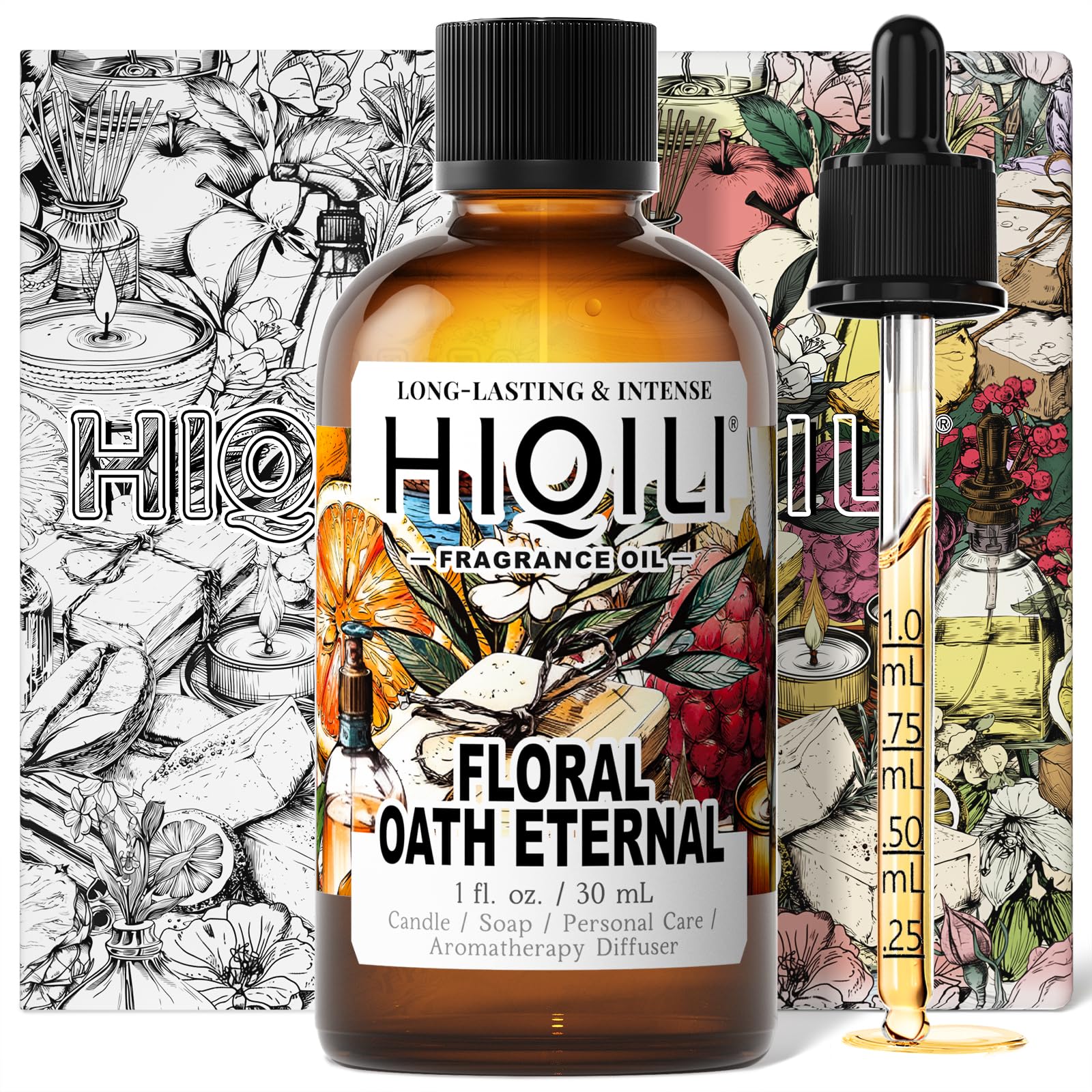 HIQILI Floral Oath Eternal Fragrance Oil for Diffuser, Candle &amp; Soap Making