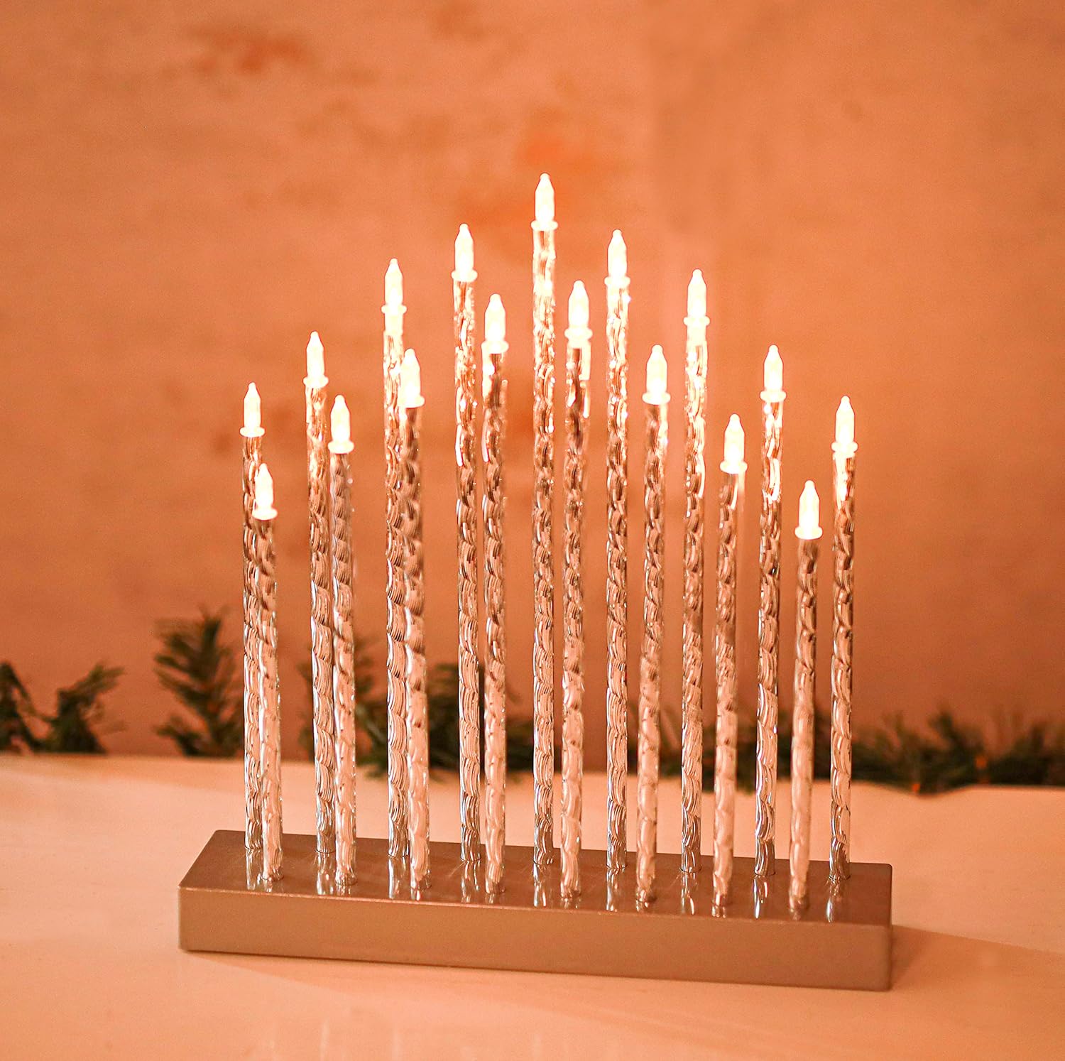 Modern Festival Accessories Plastic Pipe Candle Bridge Arch Christmas