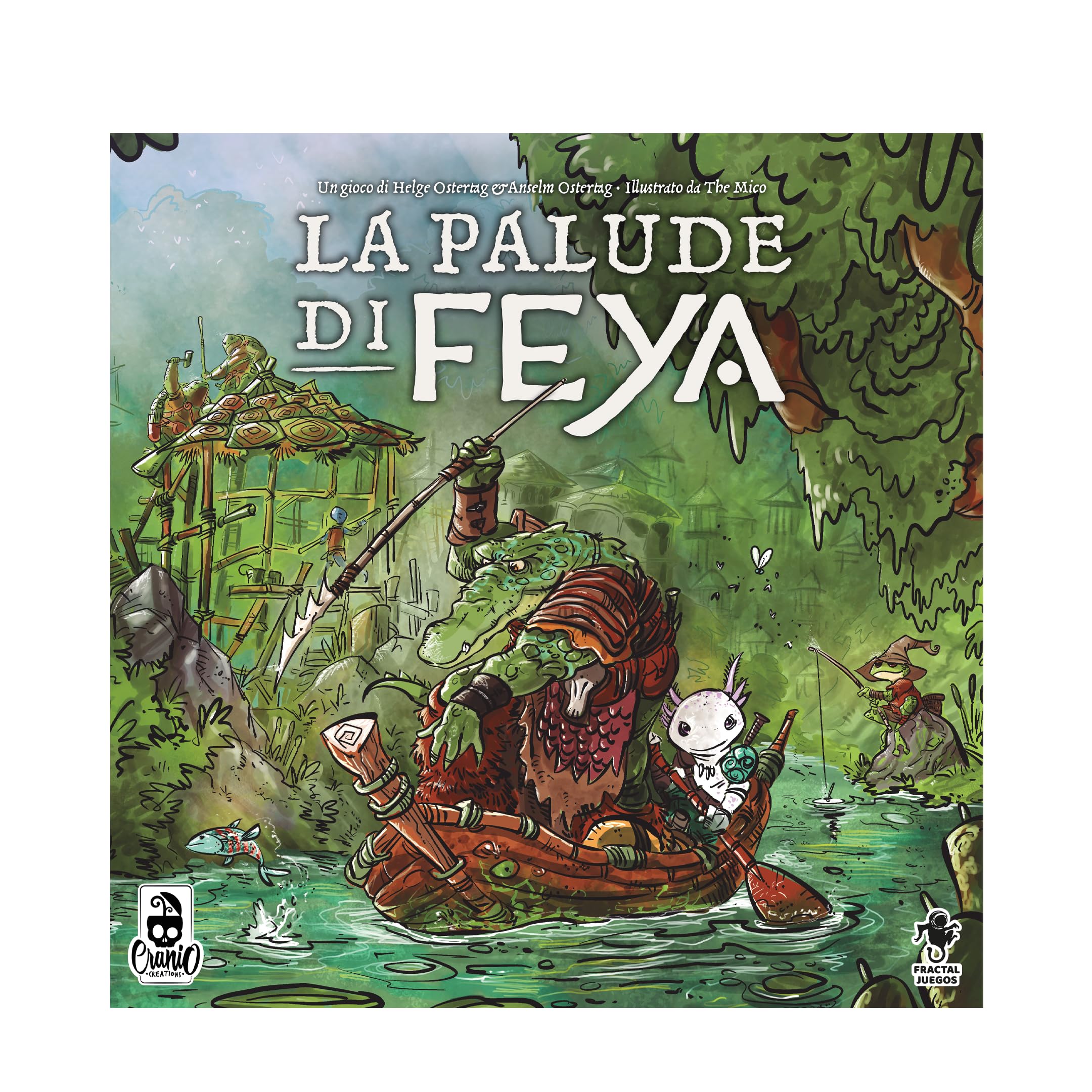 Cranio Creations - La Palude di Feya - Fai Prosperare il tuo Clan nella Palude! - 2-4 Giocatori - 90 Min – Gioco per Esperti – Età 12+ - Edizione in Lingua Italiana