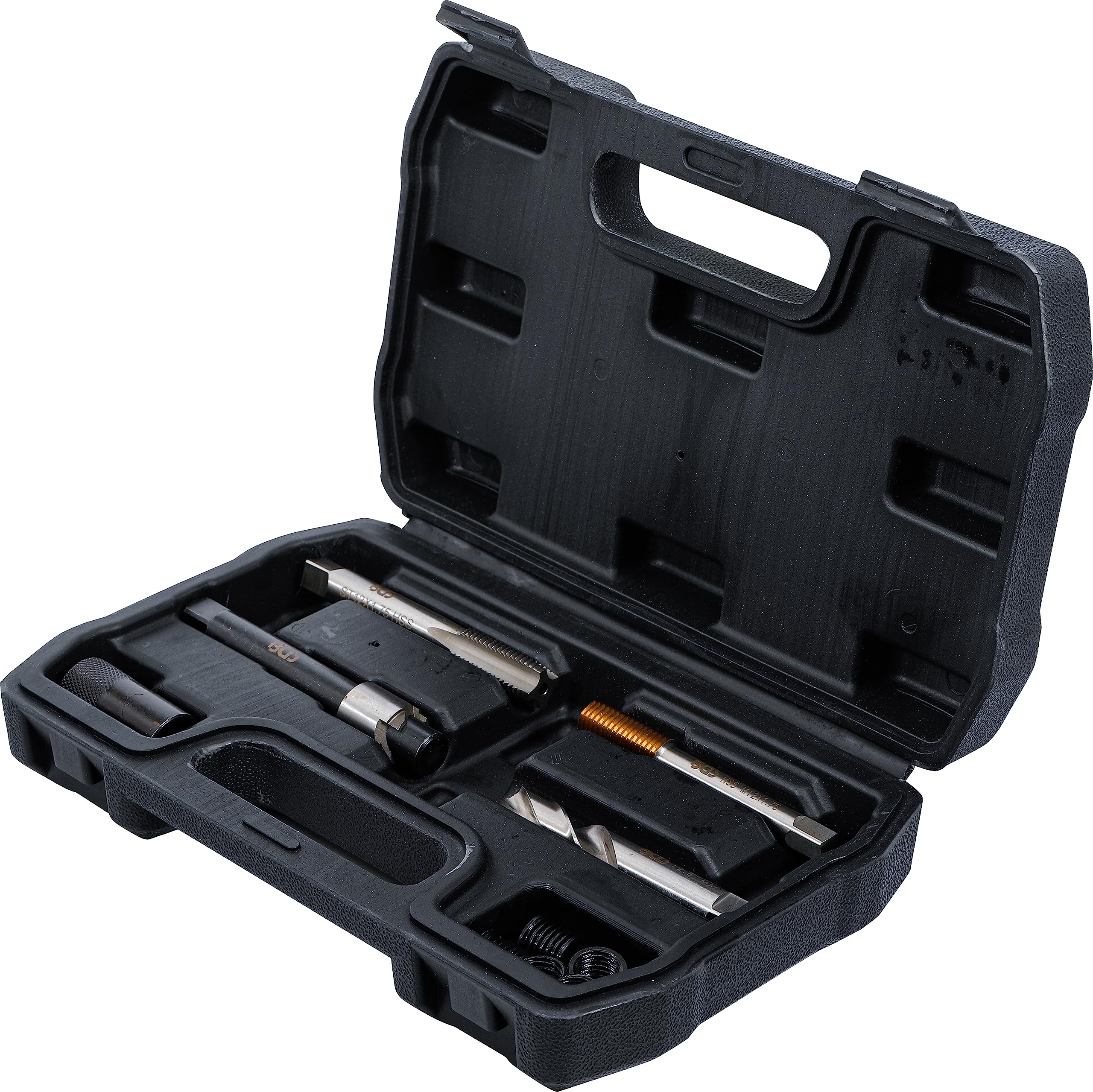 BGS 74243 | Kit di riparazione per filettatura scarico olio | per coppe dell'olio in alluminio | M12 x 1,75 mm