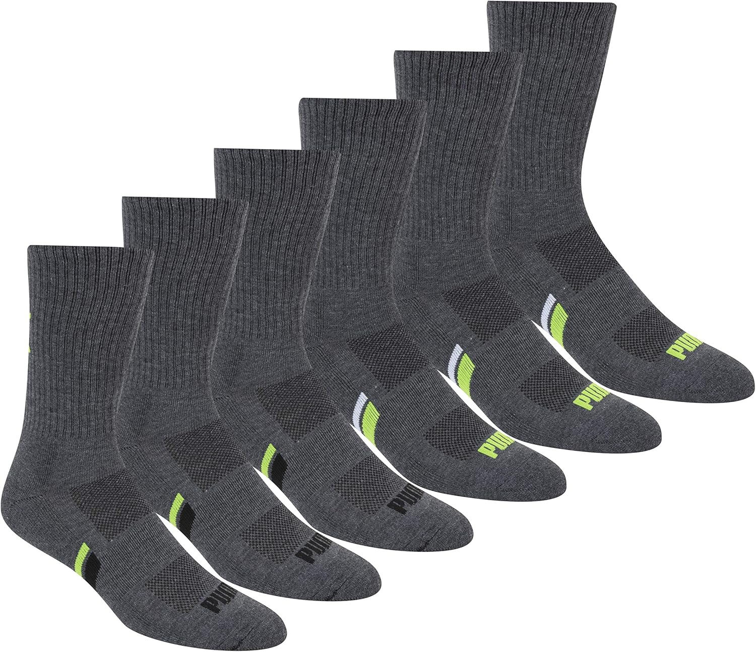 PUMA Men’s Crew Socks (6-Pack)