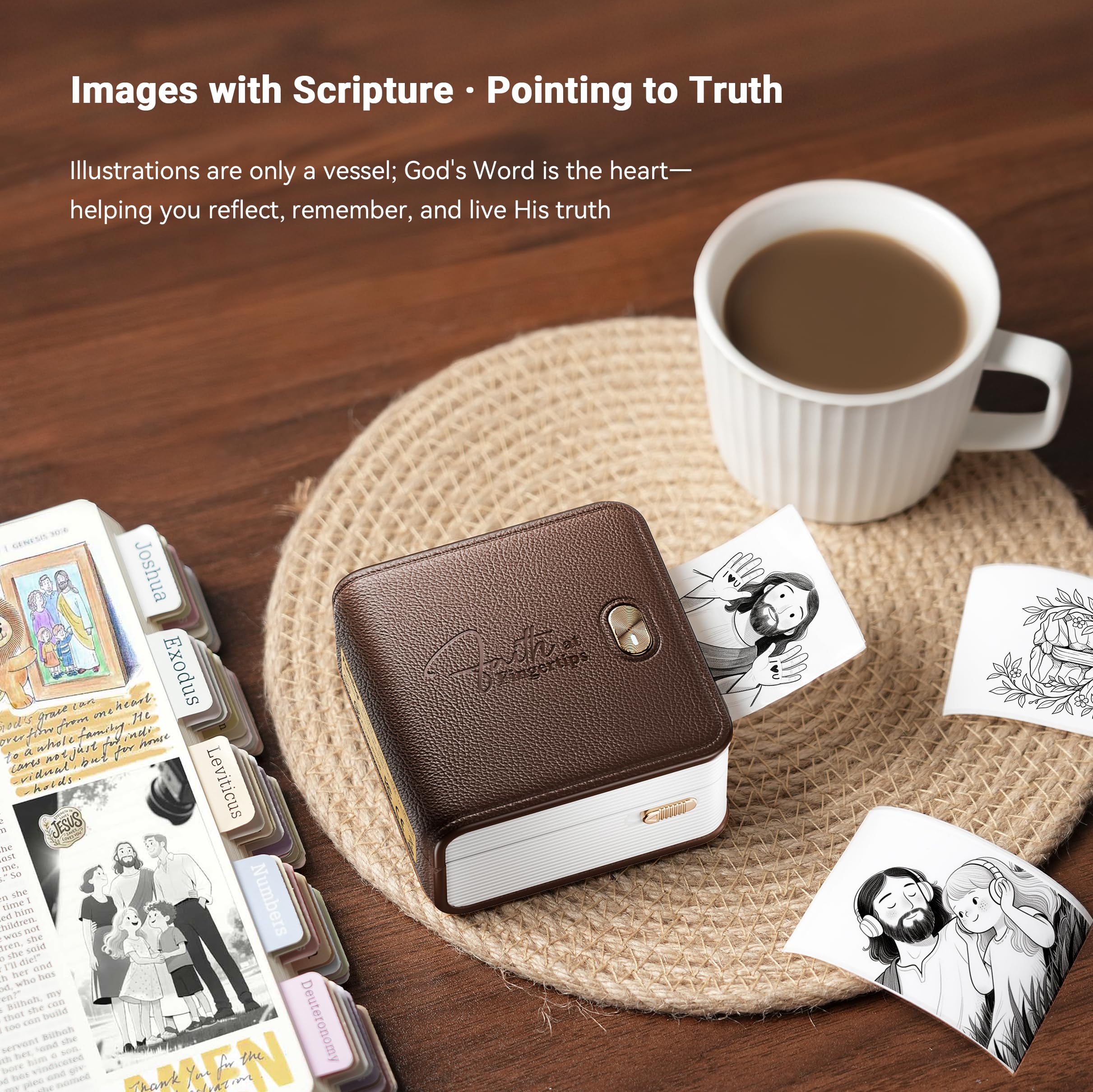 Kit de suministros de estudio con pestañas adhesivas para versículos de la Biblia, F21, regalos religiosos para mujeres cristianas, hombres, adolescentes, niños, diario de estudio