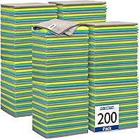 Vista 37 de FIXSMITH Paquete de 400 toallas multifuncionales, paños de limpieza de microfibra de 12 x 16 pulgadas, trapos de limpieza altamente absorbentes
