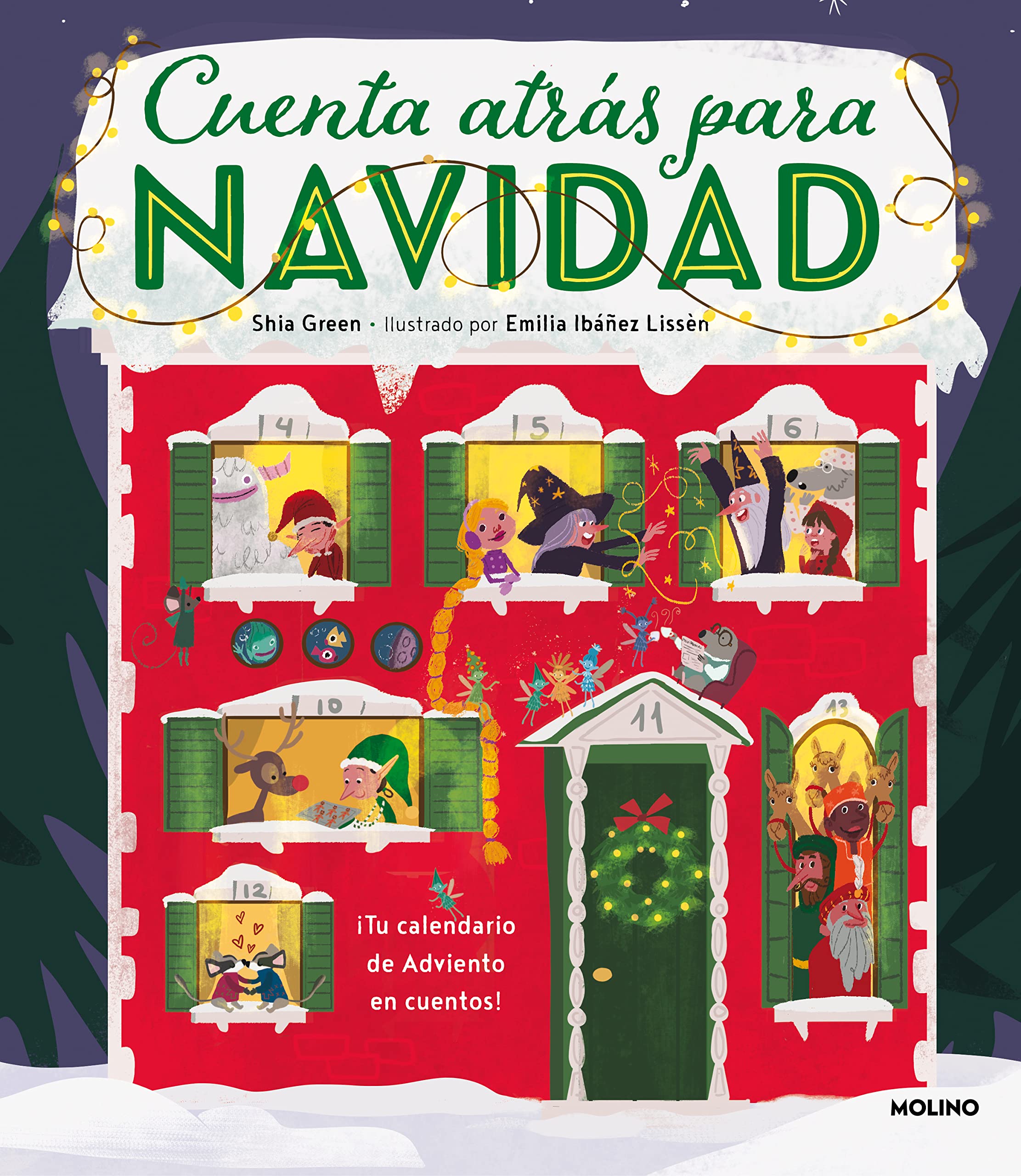 Cuenta atras para Navidad: Un calendario de adviento de cuentos de Navidad (Cofre encantado)